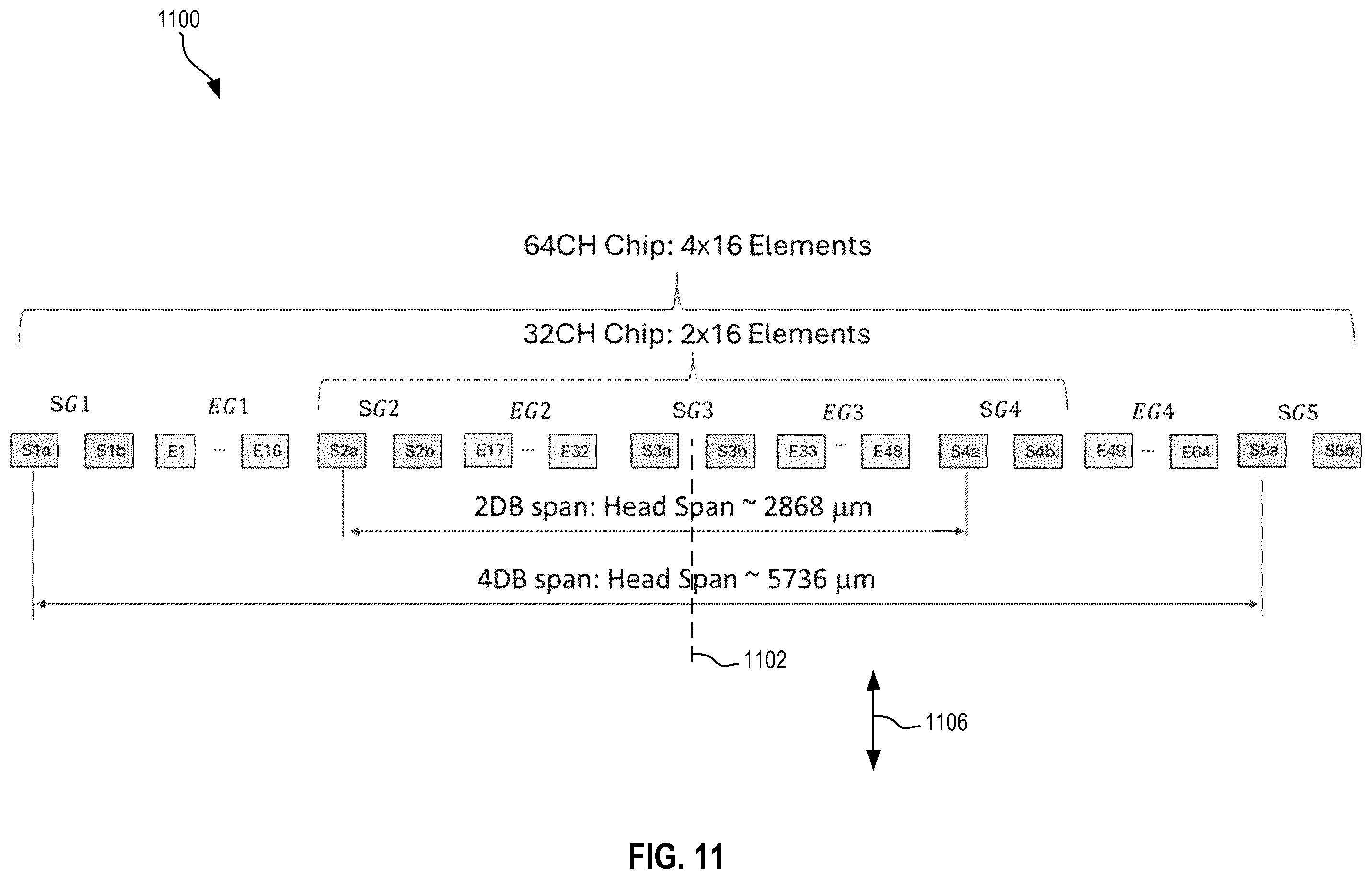 Patent US12586605 Figure 12 – Magnetic tape head usable in two or more modes of operation