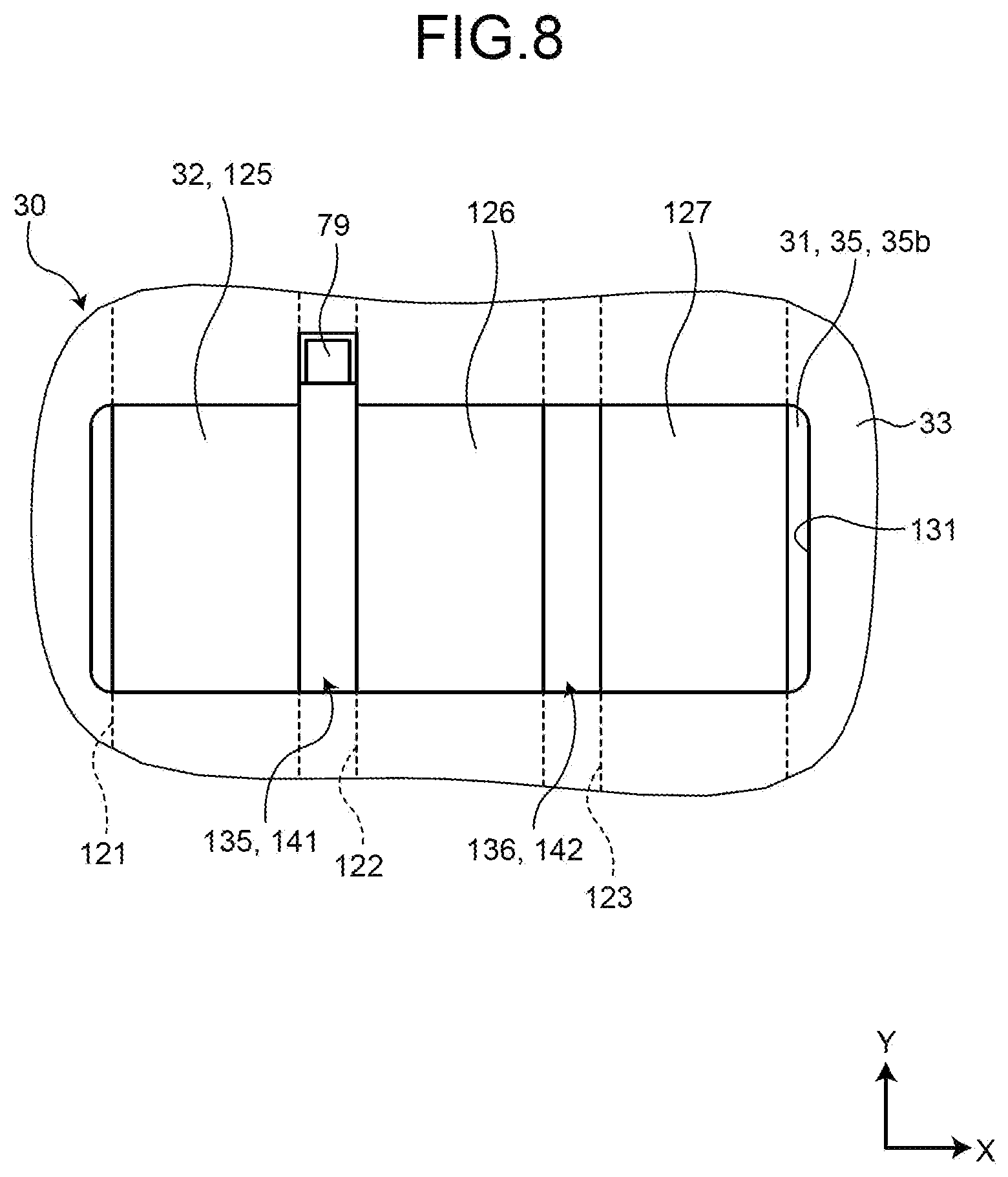 Patent US12586611 Figure 8 – Electronic device
