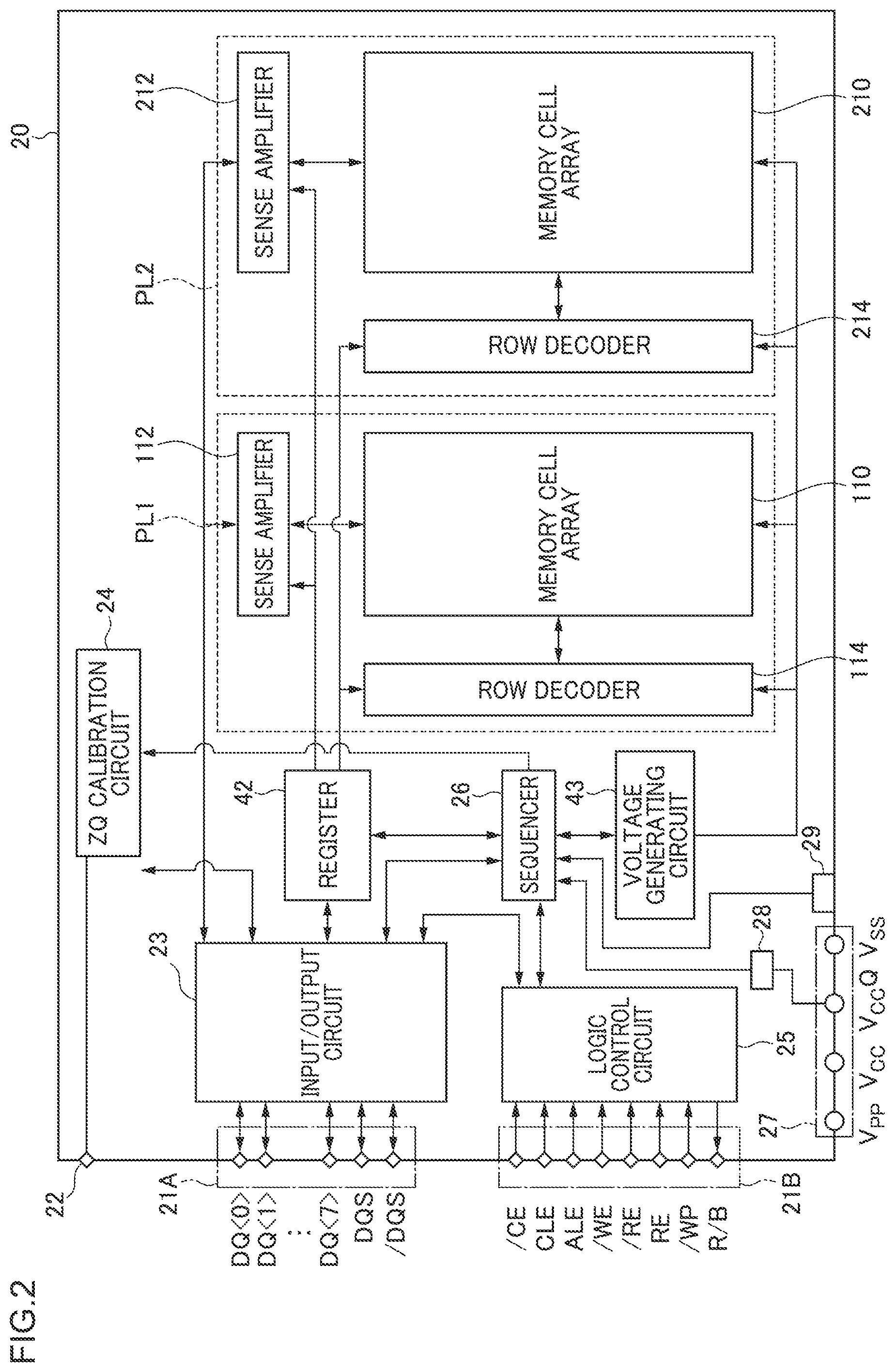 Patent US12586612 Figure 2 – Semiconductor memory device