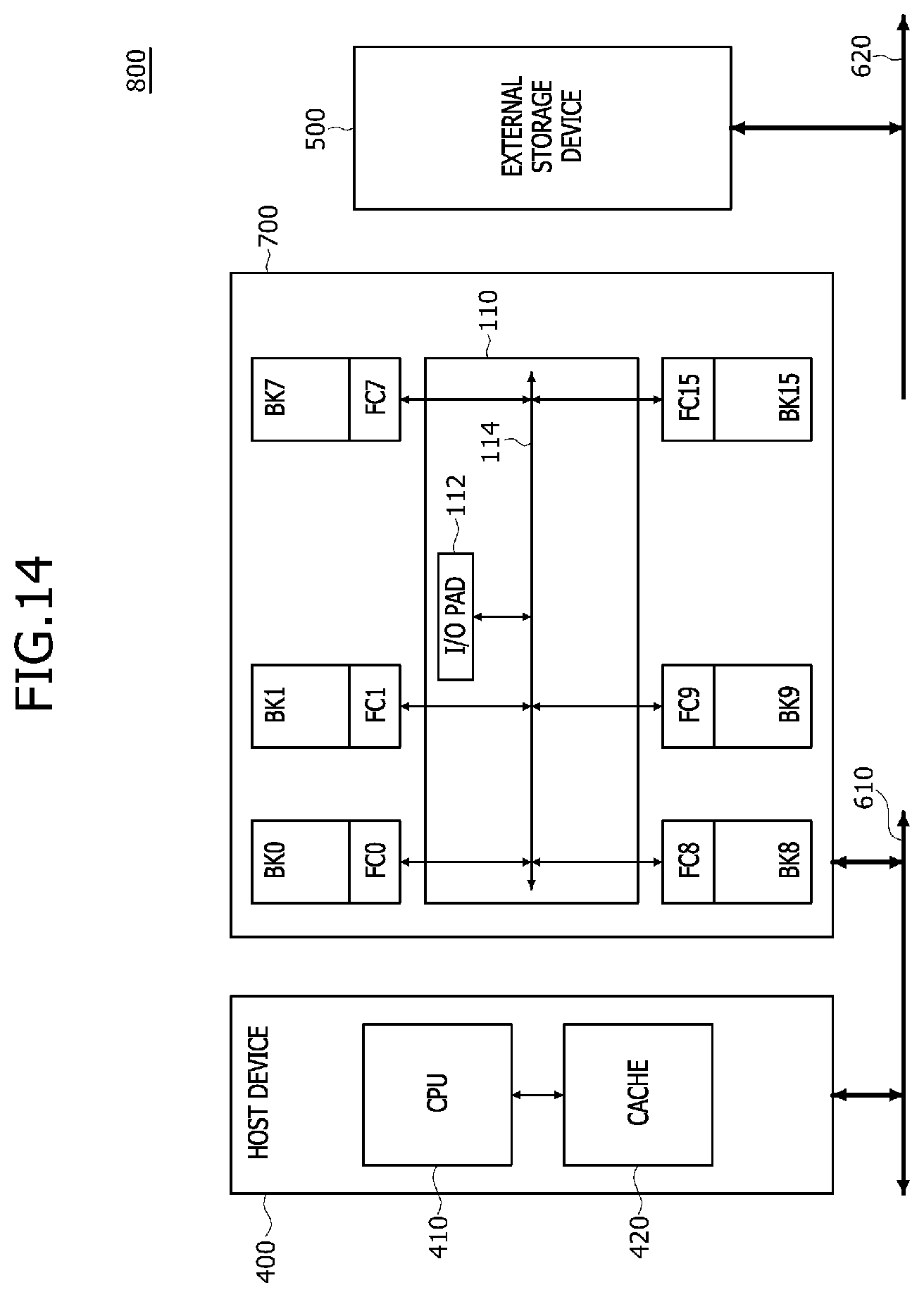 Patent US12586613 Figure 14 – Memory device including a filtering circuit and memory system including the memory device and filtering circuit