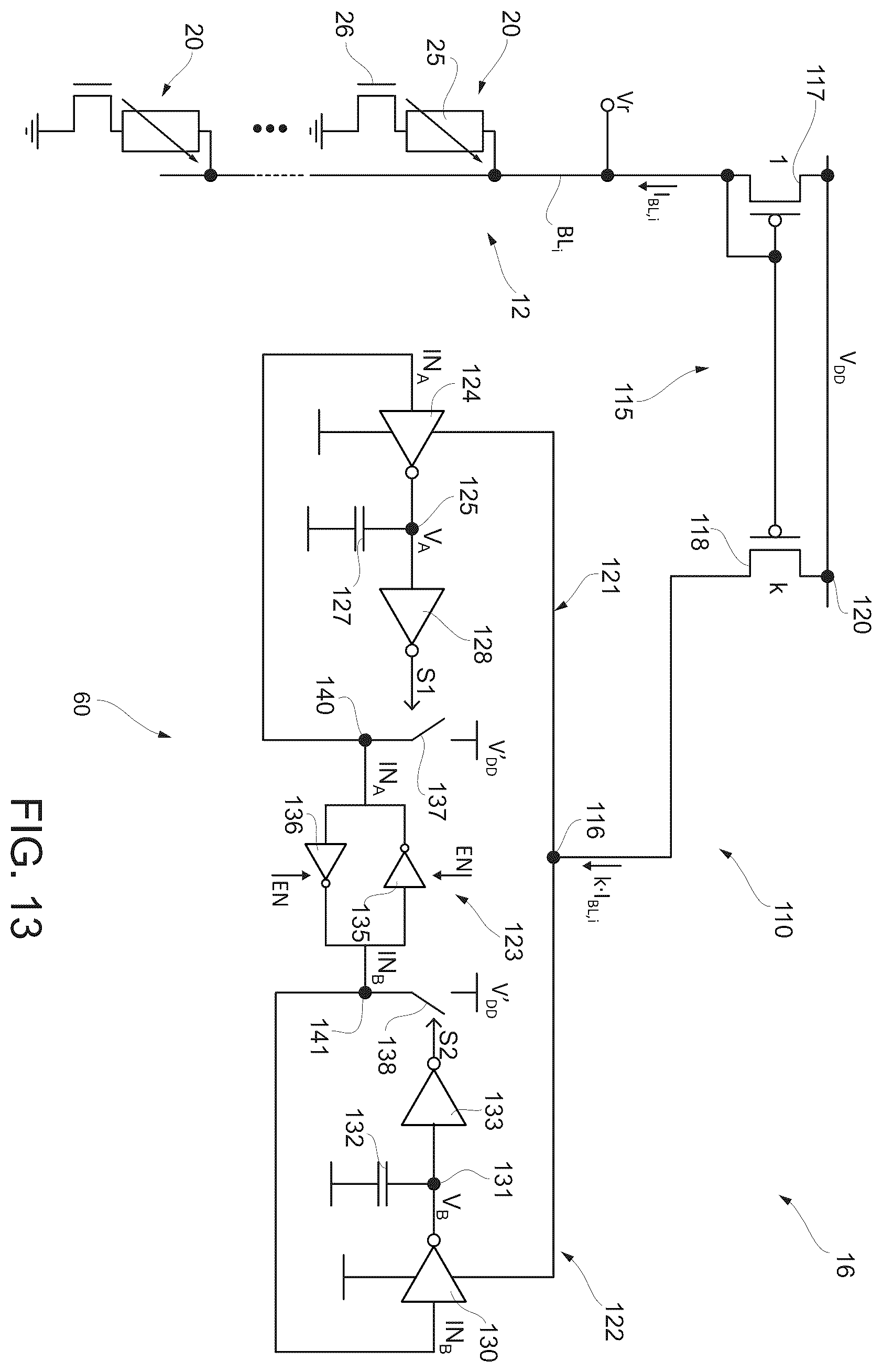 Patent US12586616 Figure 10 – In-memory computation device for performing a signed mac operation