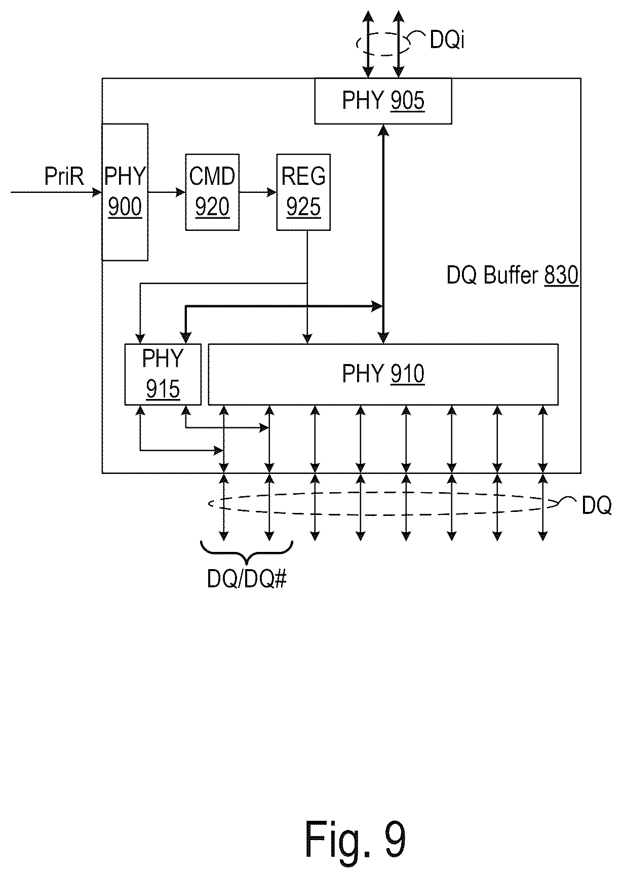 Patent US12586617 Figure 8 – Memory module and system supporting parallel and serial access modes