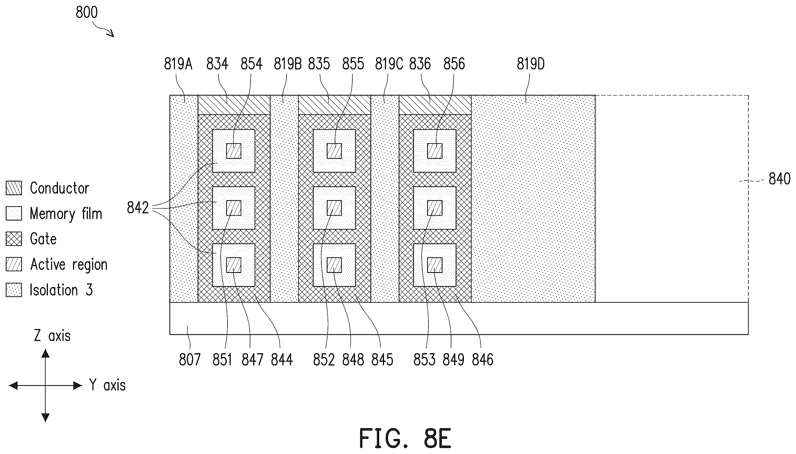 Patent US12586619 Figure 11 – Integrated circuit device and methods