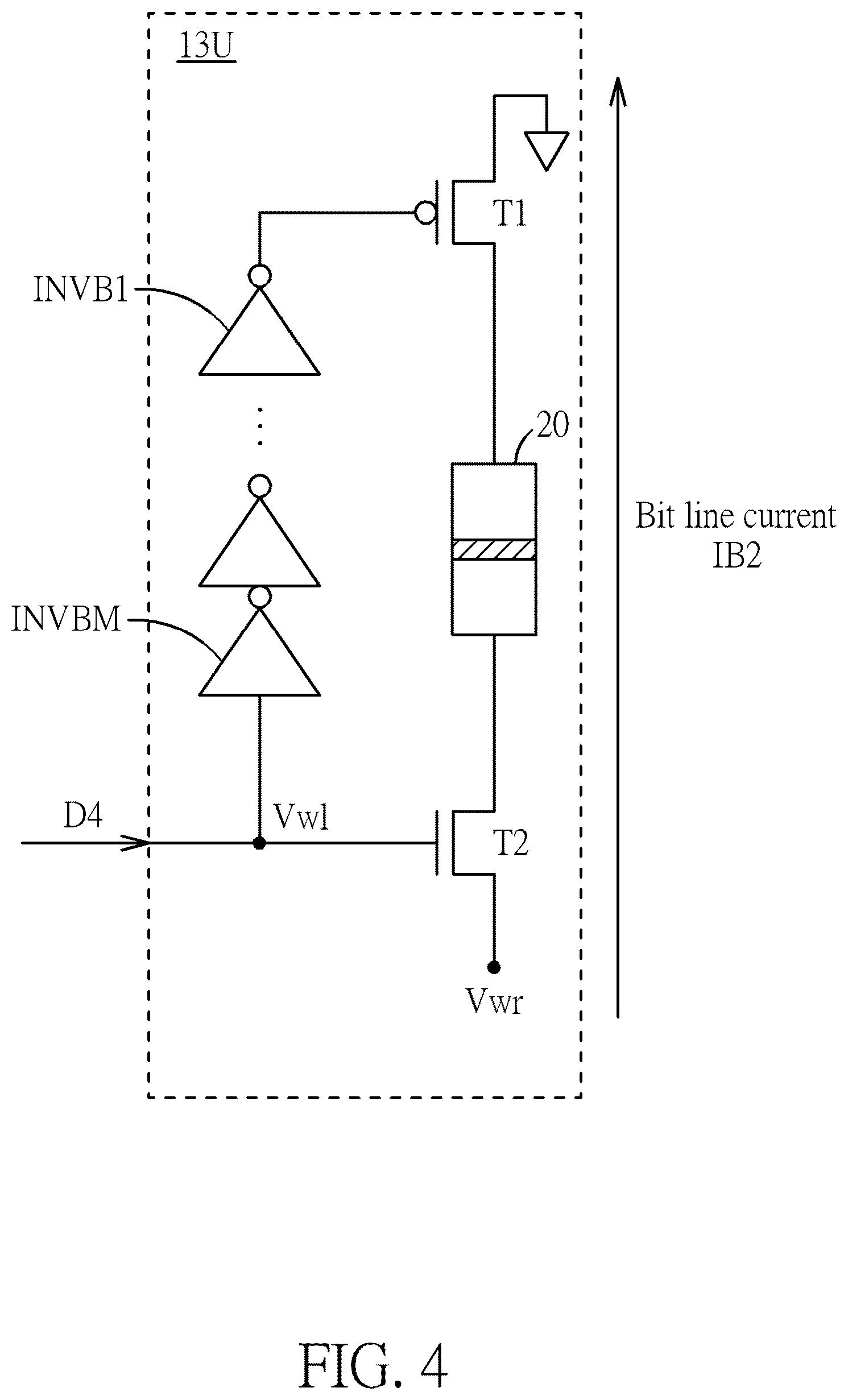 Patent US12586623 Figure 4 – Pulse signal generator system for a magnetoresistive random access memory array