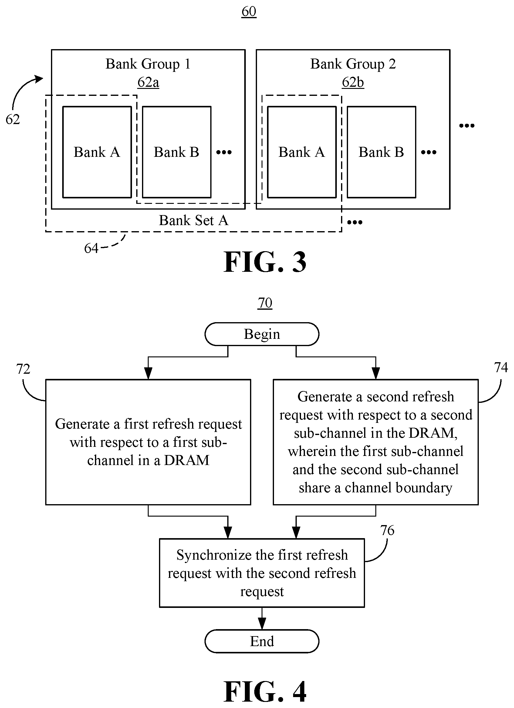 Patent US12586627 Figure 2 – Refresh performance optimizations for DRAM technologies with sub-channel and/or pseudo-channel configurations