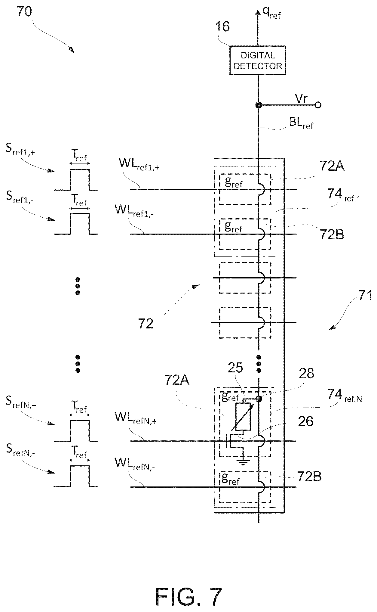 Patent US12586637 Figure 6 – In-memory computation device for performing a signed MAC operation