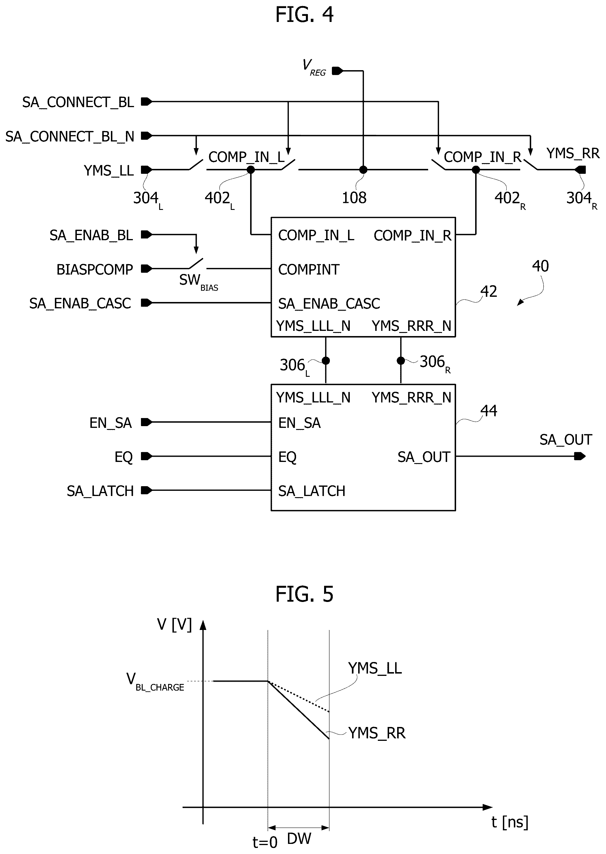 Patent US12586639 Figure 4 – Sense amplifier circuit, corresponding memory device and method of operation