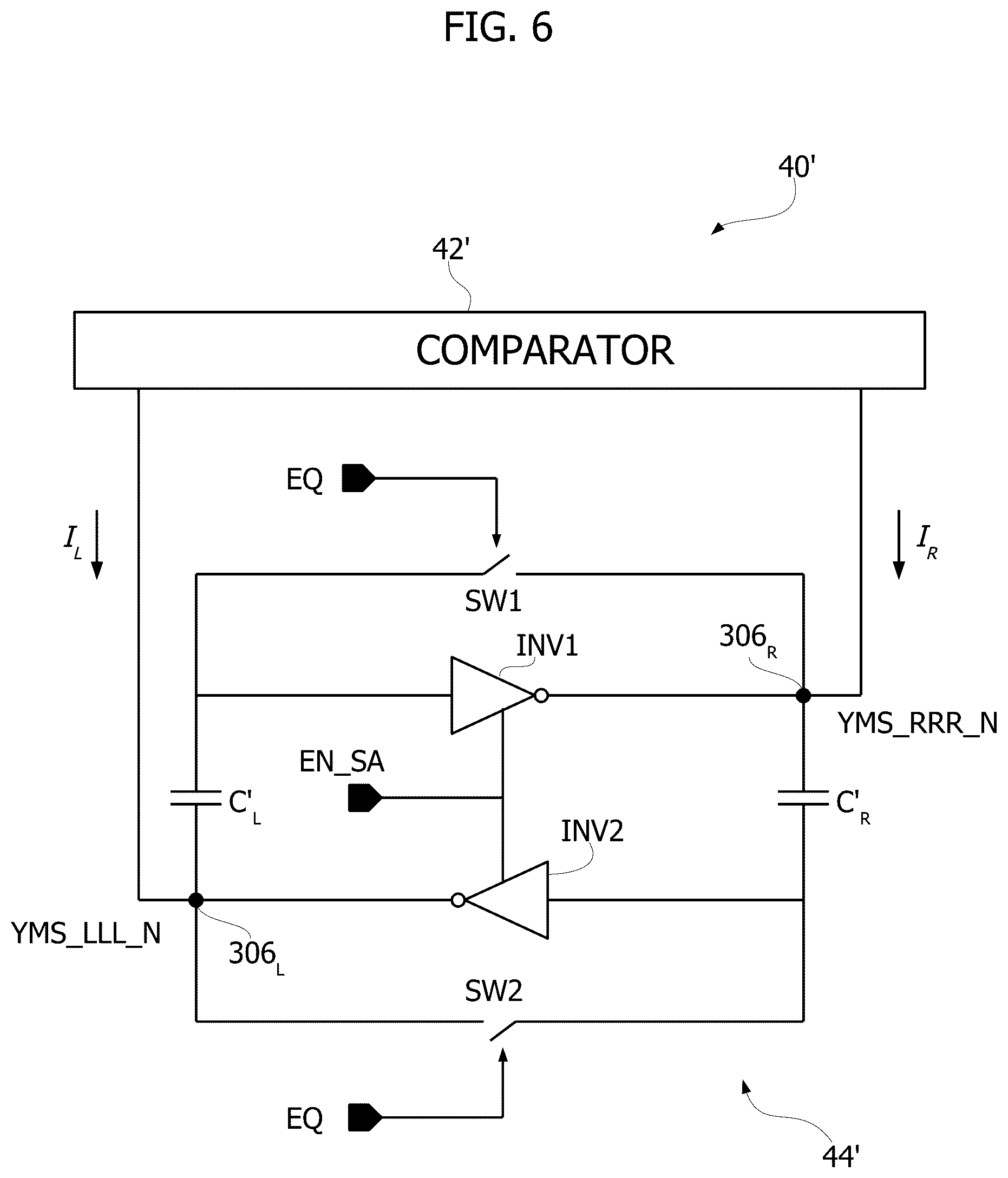 Patent US12586639 Figure 5 – Sense amplifier circuit, corresponding memory device and method of operation