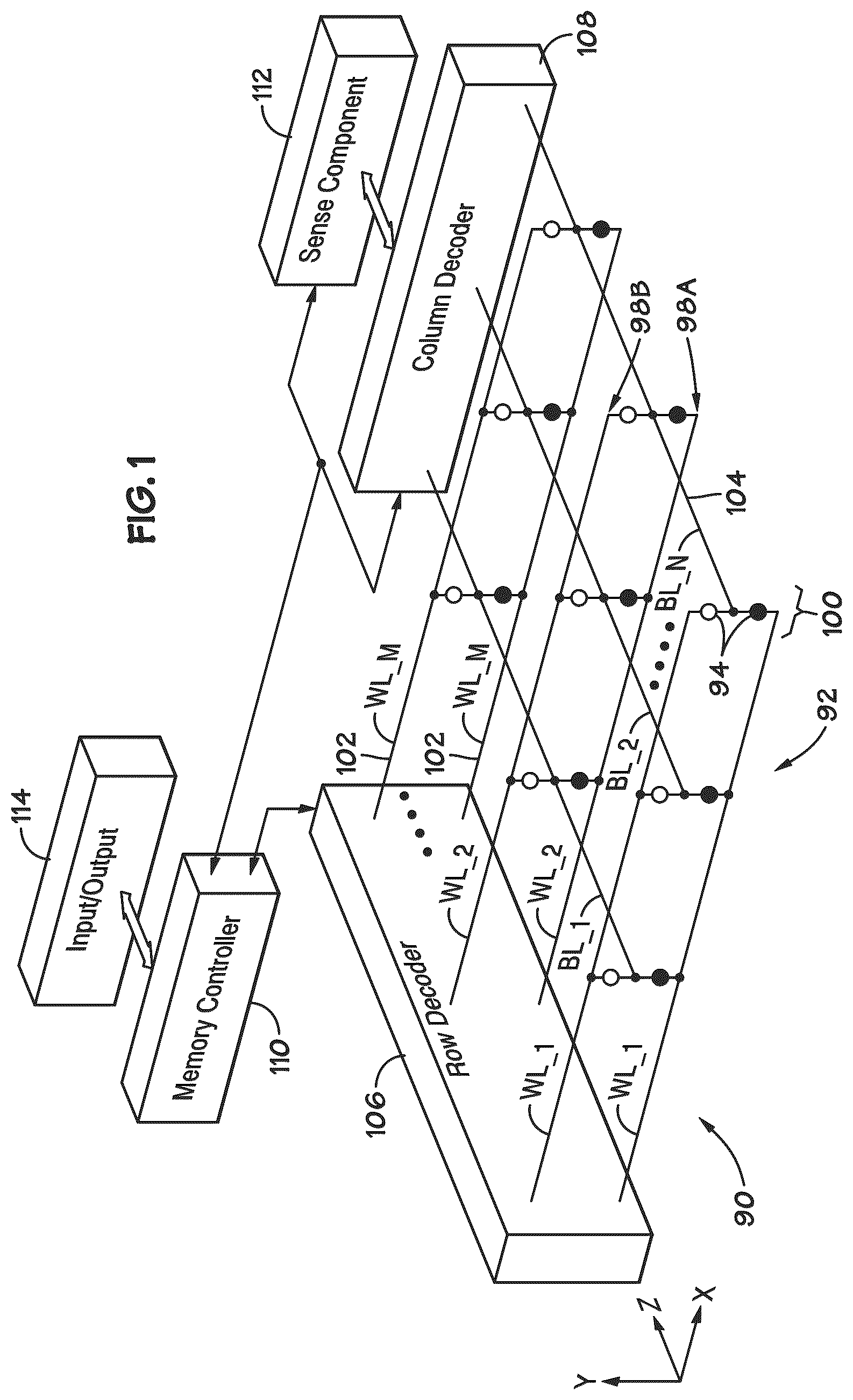 Patent US12586640 Figure 1 – Access command delay using command delay circuitry