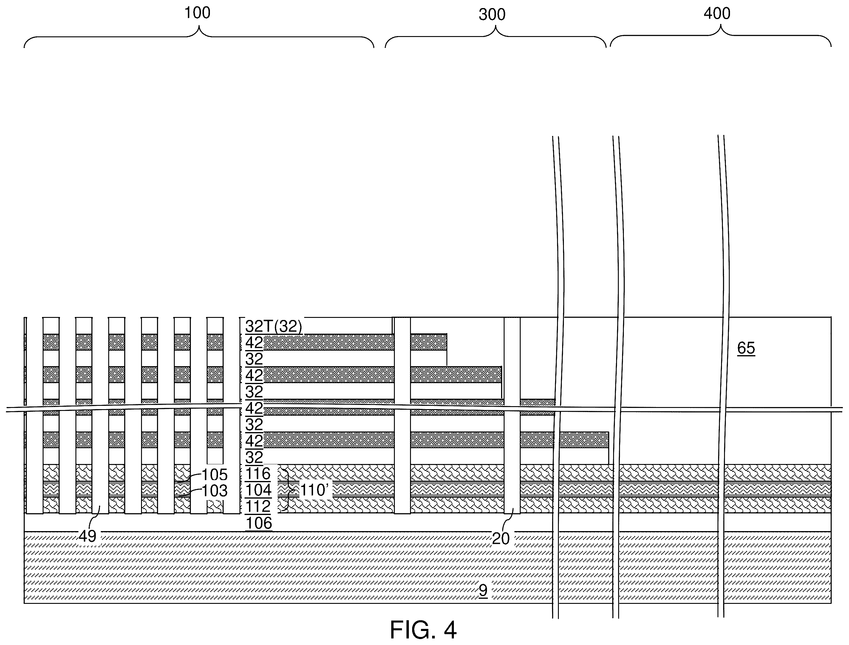 Patent US12586644 Figure 5 – Three-dimensional memory device including crack-resistant backside passivation structure and methods of forming the same