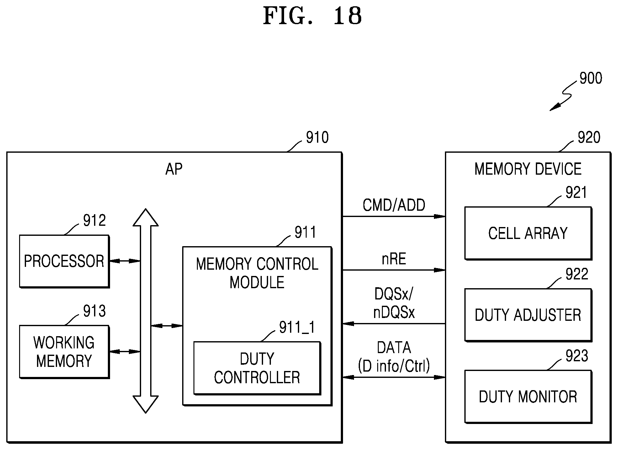 Patent US12586645 Figure 19 – Memory system, operating method of the memory system, and interface circuit of the memory system
