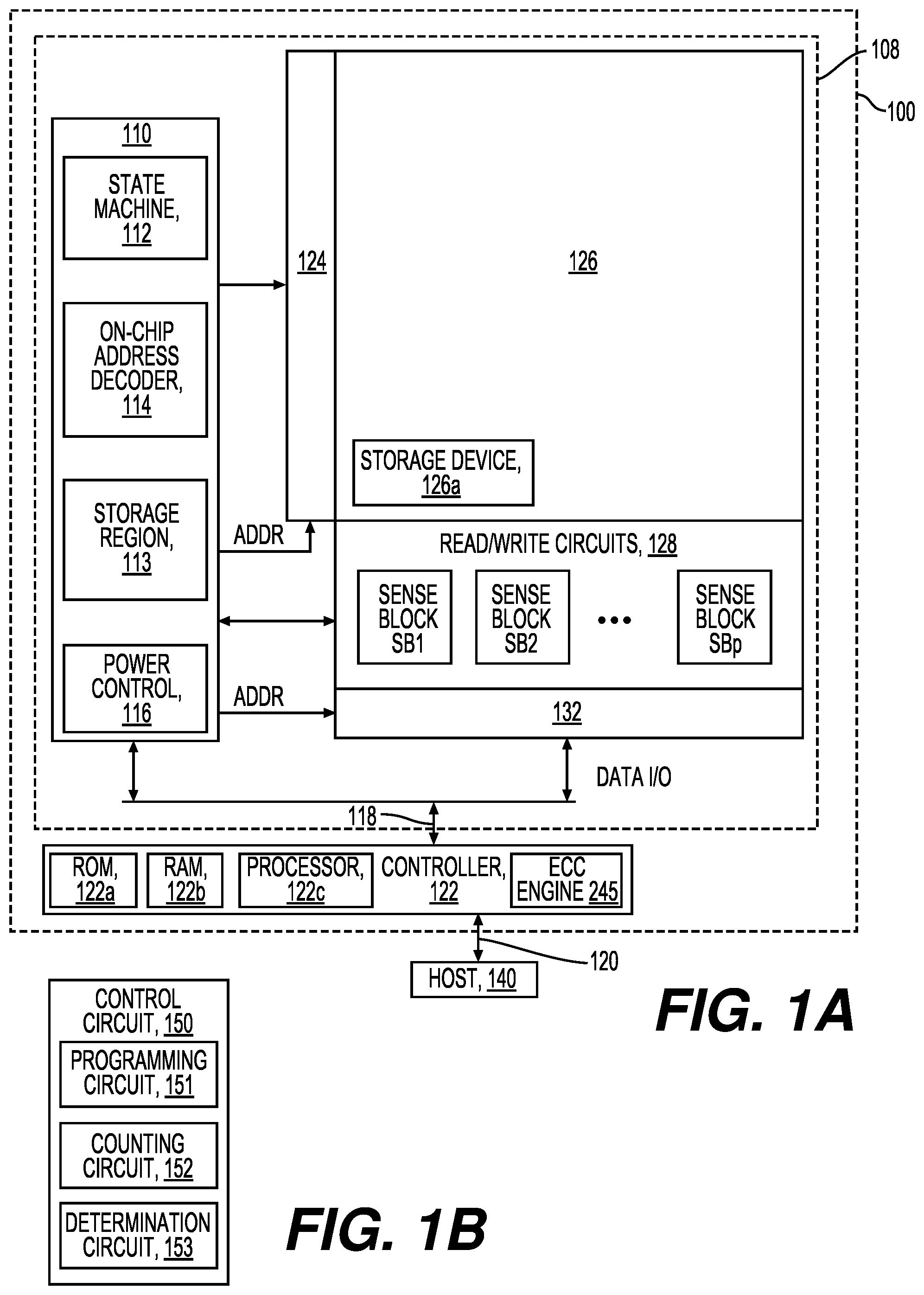 Patent US12586646 Figure 1 – Precharge scheme during programming of a memory device