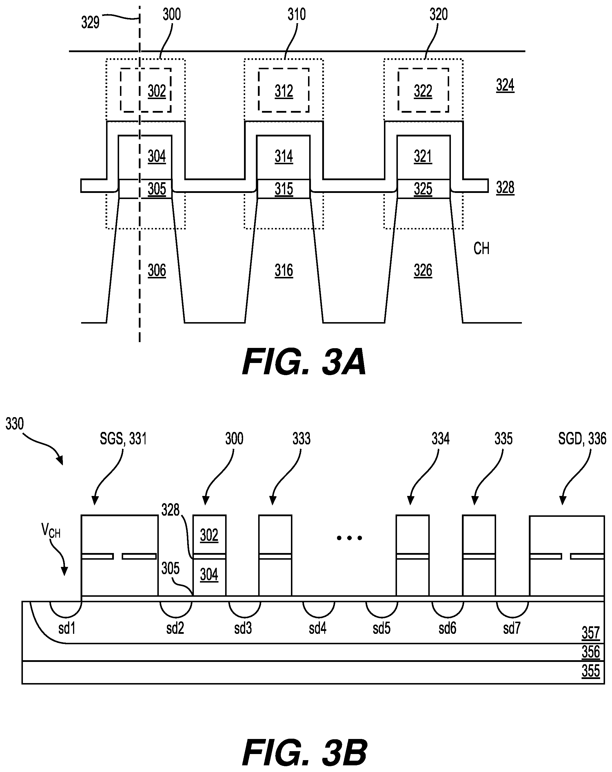Patent US12586646 Figure 3 – Precharge scheme during programming of a memory device
