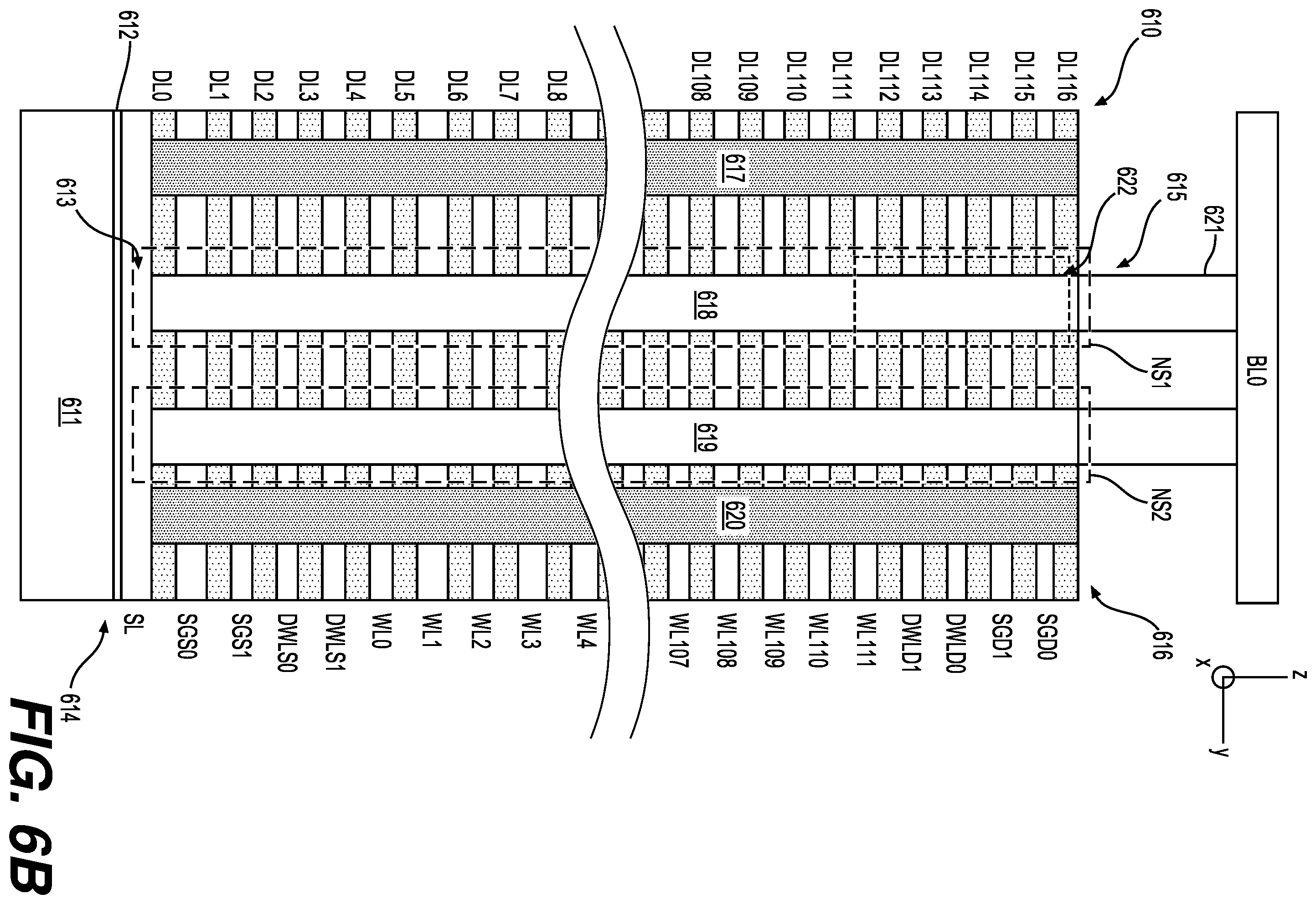 Patent US12586646 Figure 7 – Precharge scheme during programming of a memory device