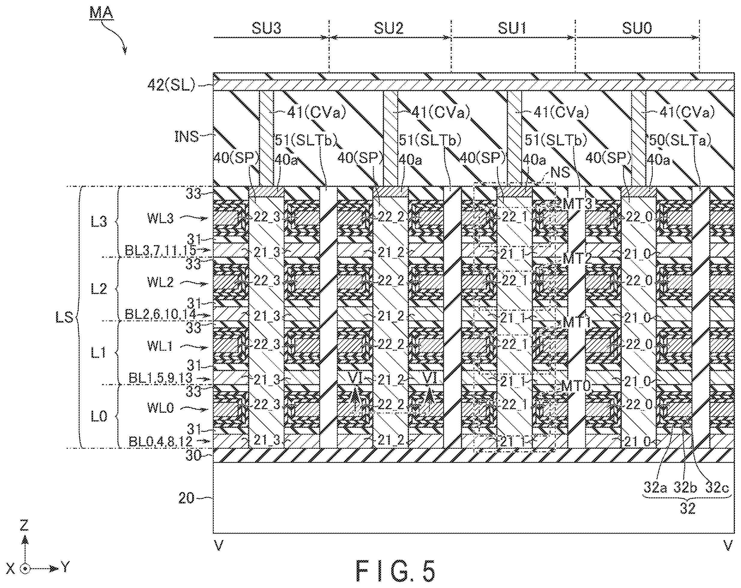 Patent US12586648 Figure 5 – Memory device