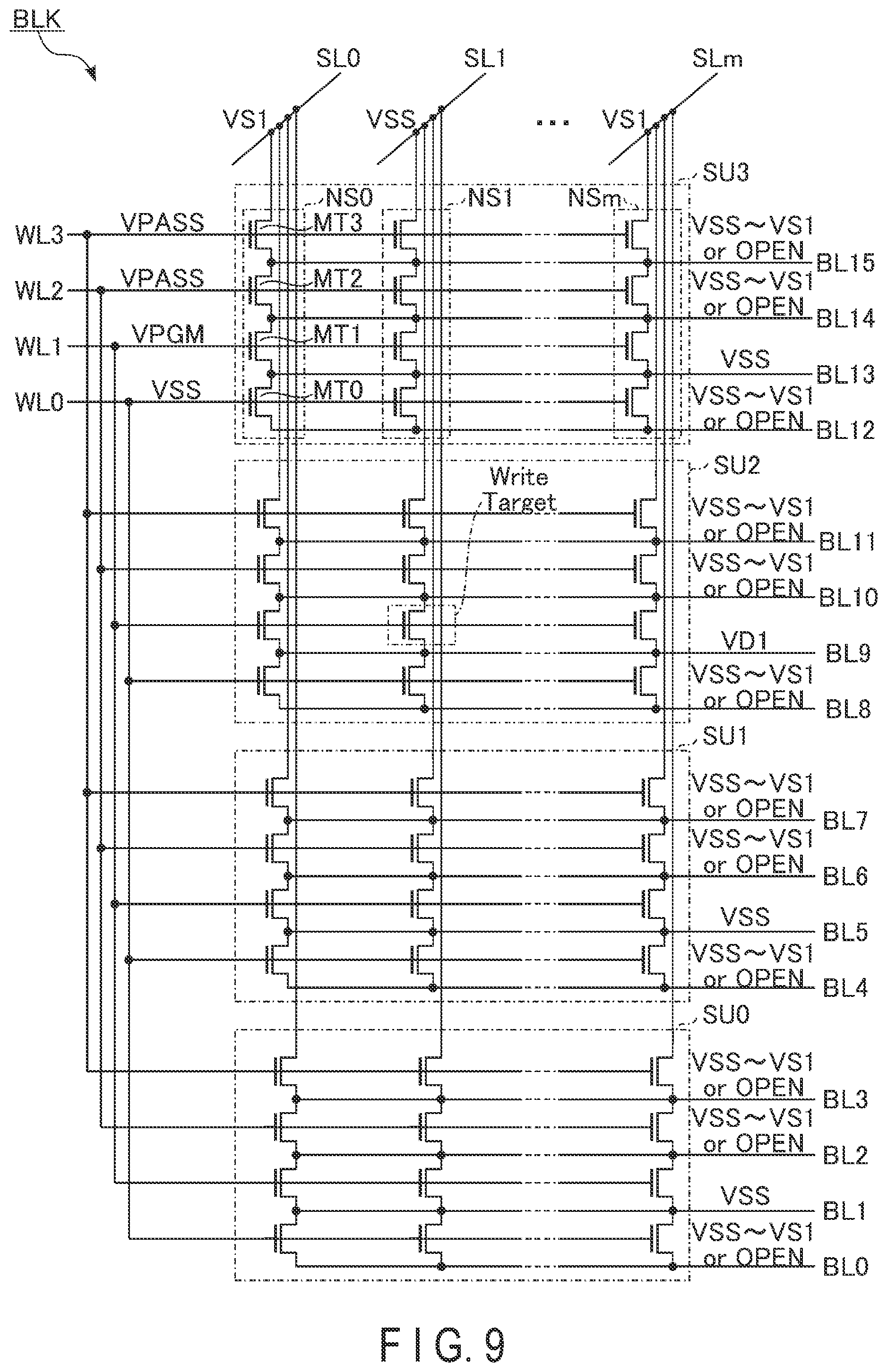 Patent US12586648 Figure 9 – Memory device