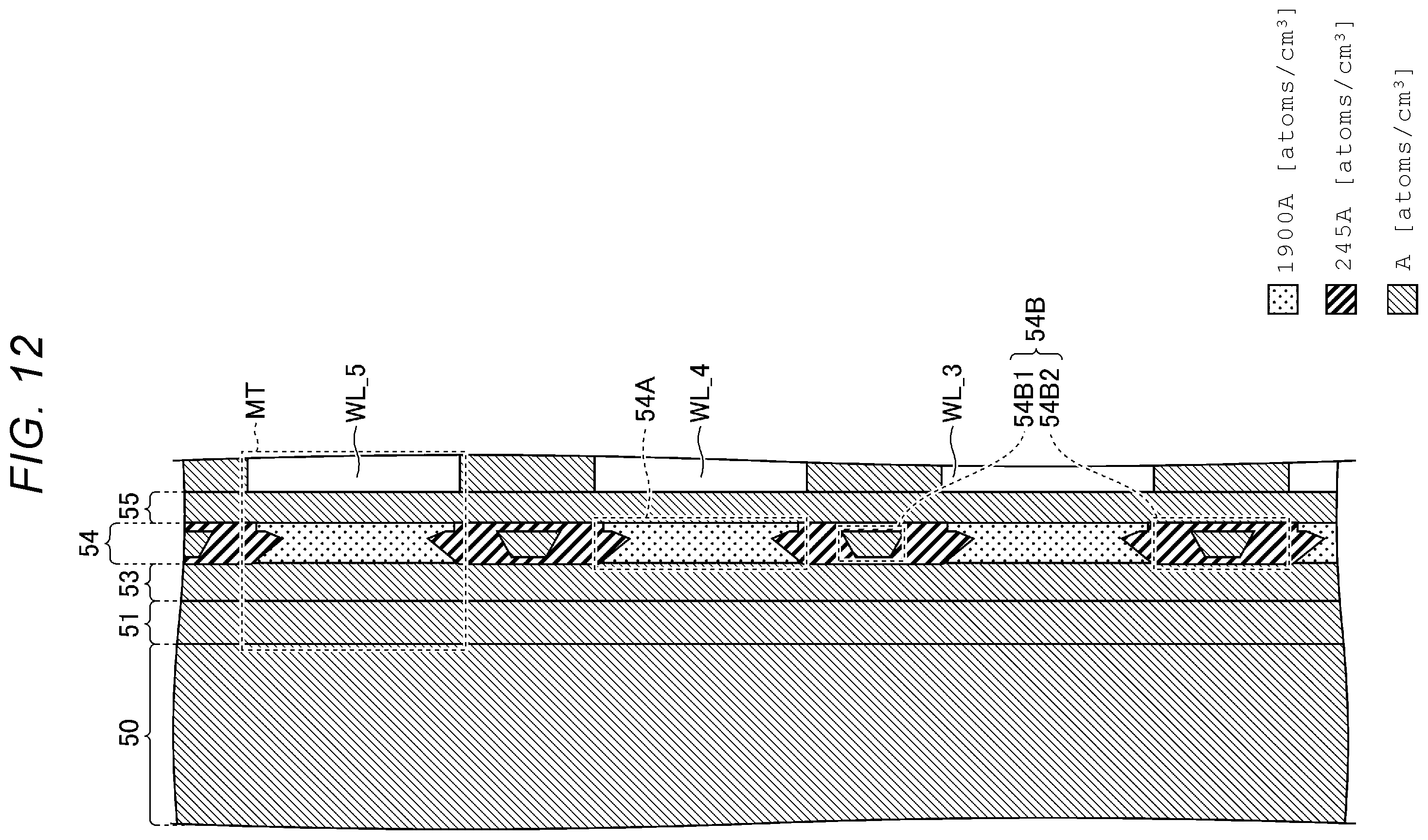 Patent US12586649 Figure 11 – Storage device with word lines applied with respective voltage levels during different time periods