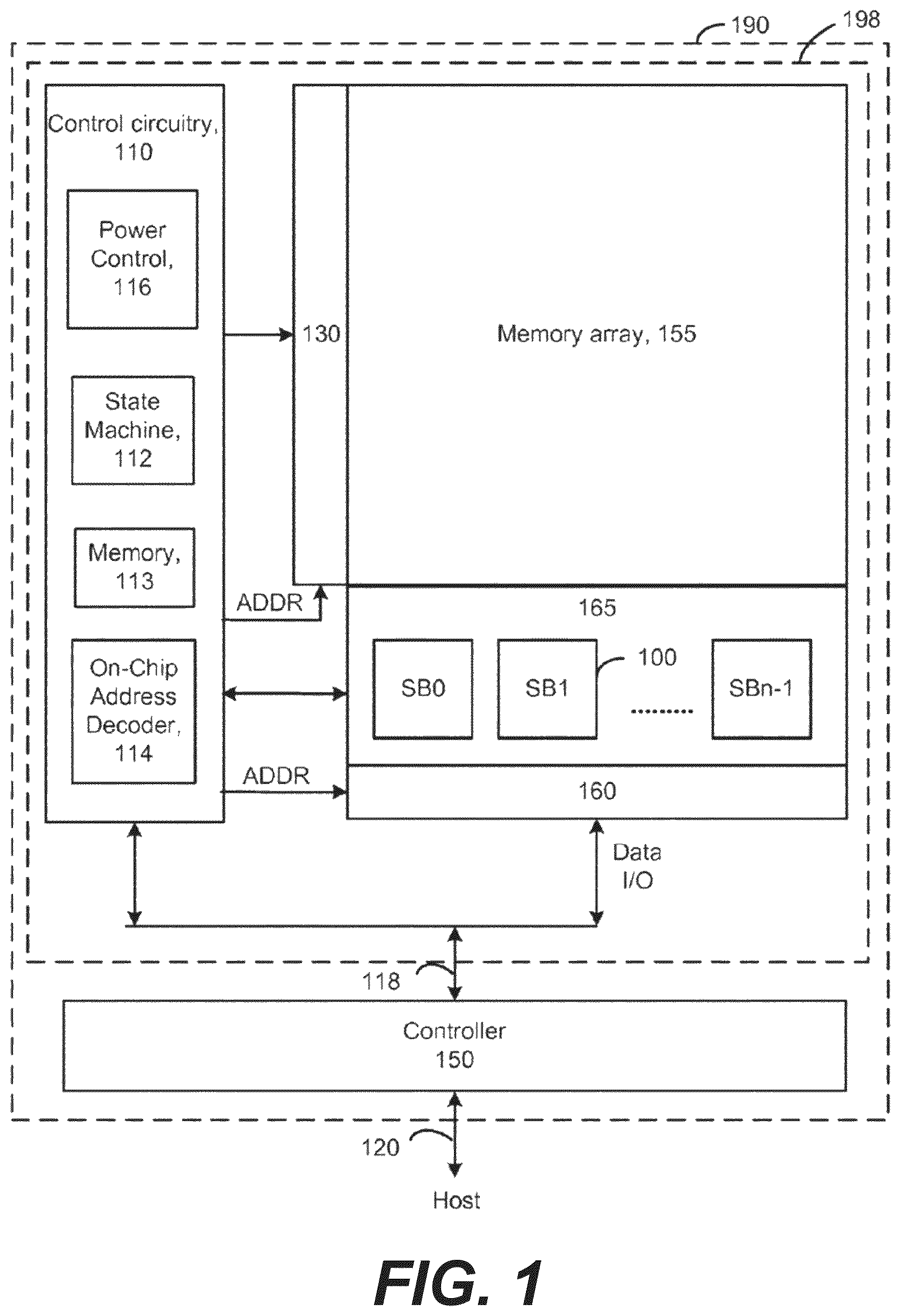 Patent US12586653 — Quick pass write with quasi-low verify high level — Figure 1