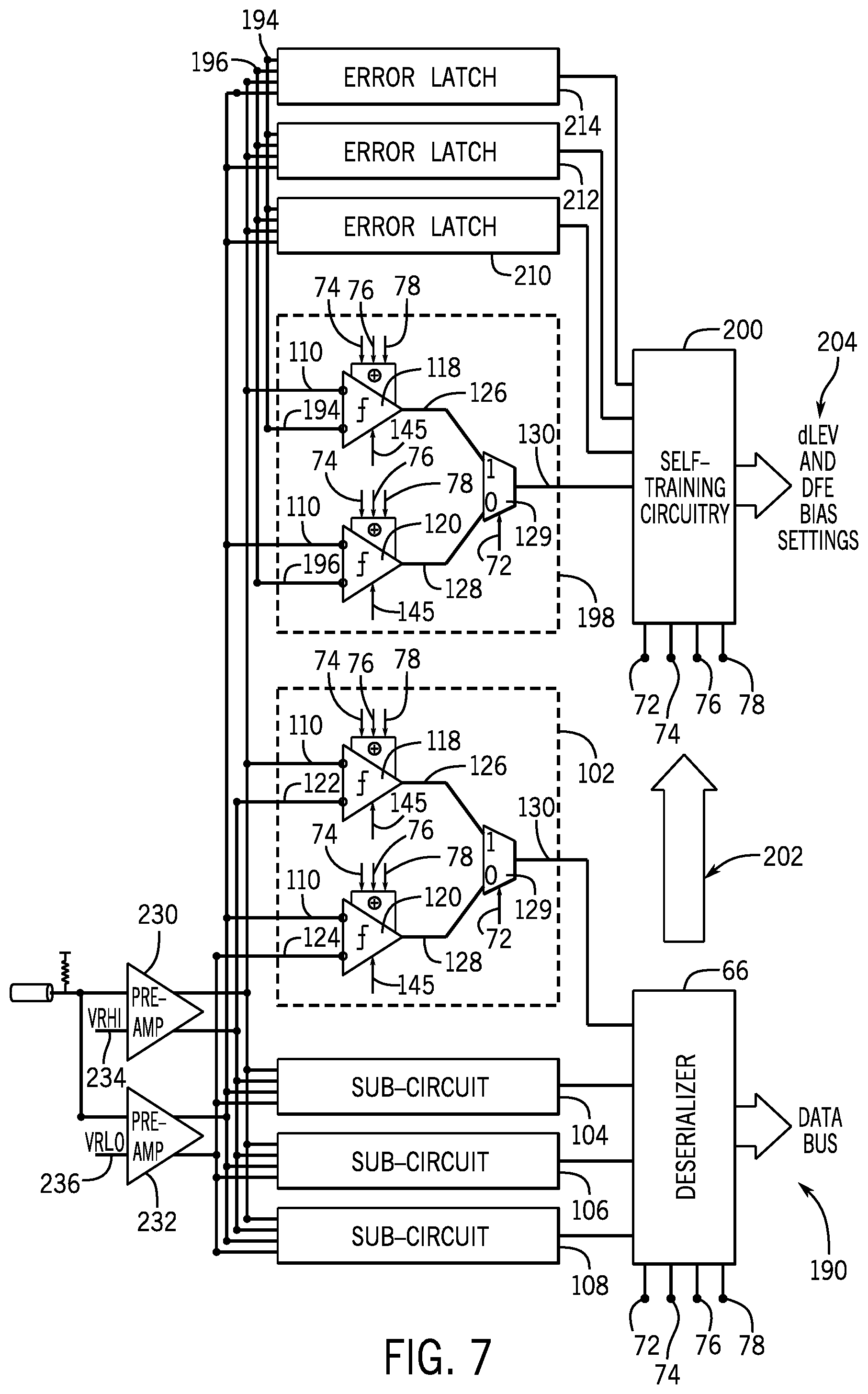Patent US12586656 Figure 7 – Self-calibration in a memory device