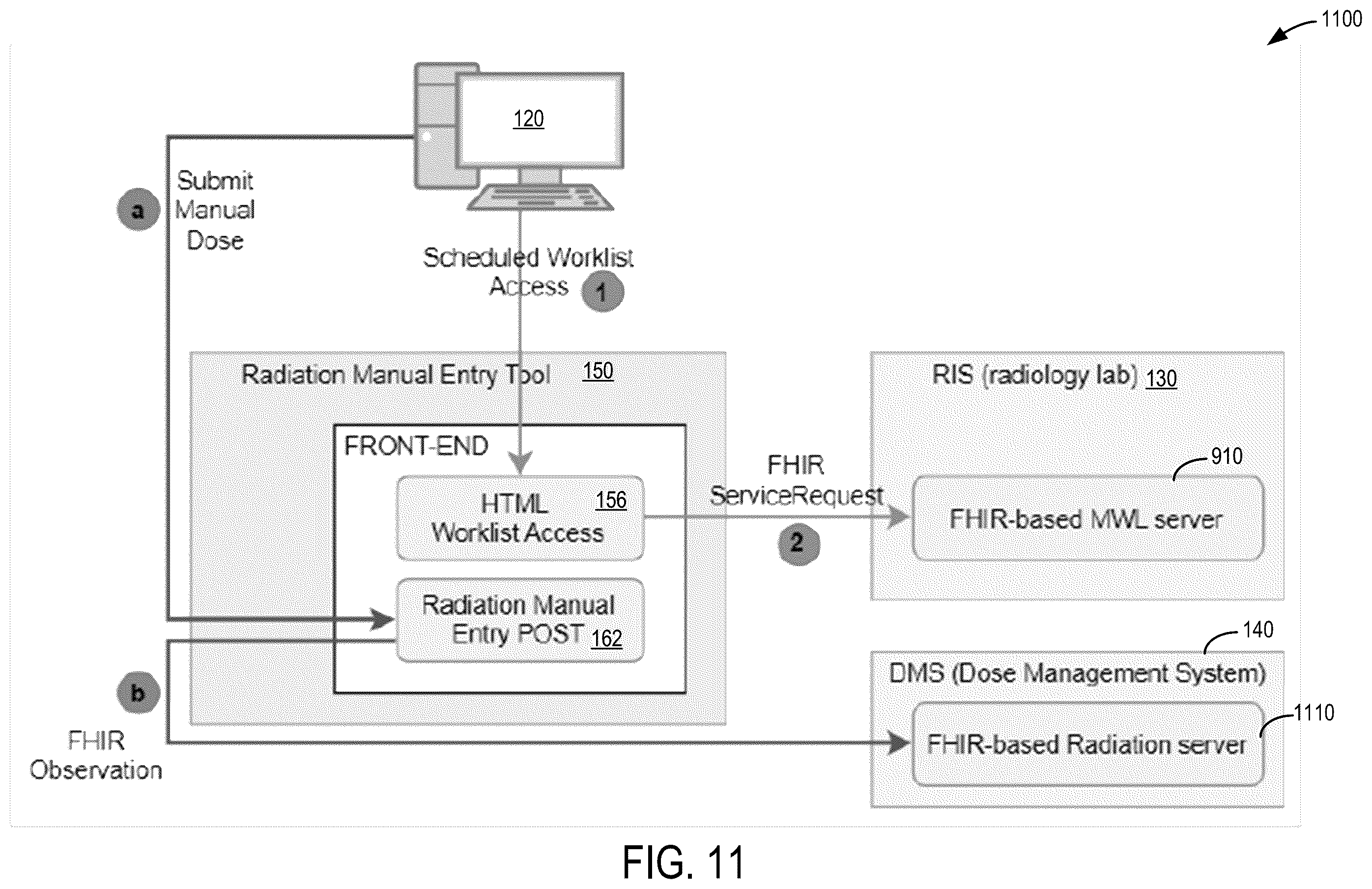 Patent US12586673 Figure 12 – Systems and methods for radiation entry in dose management