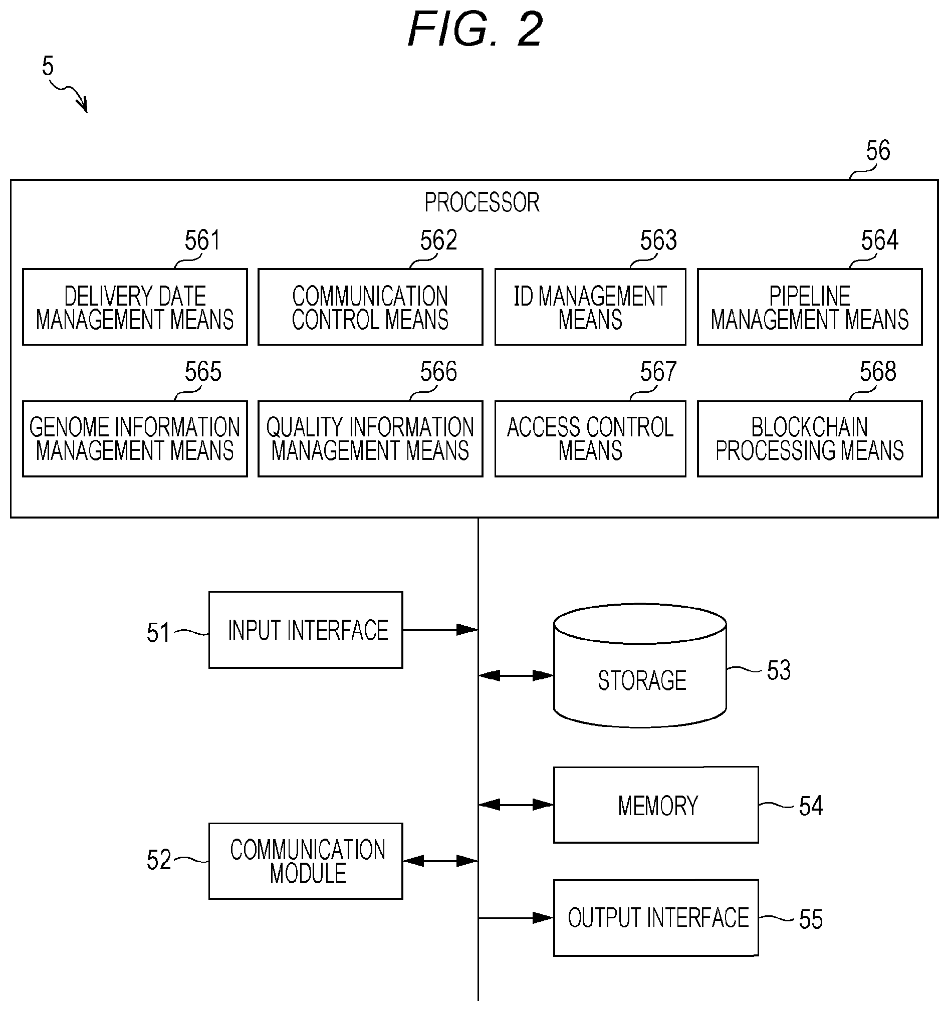 Patent US12586677 Figure 2 – Management method, management system, and electronic medical record system
