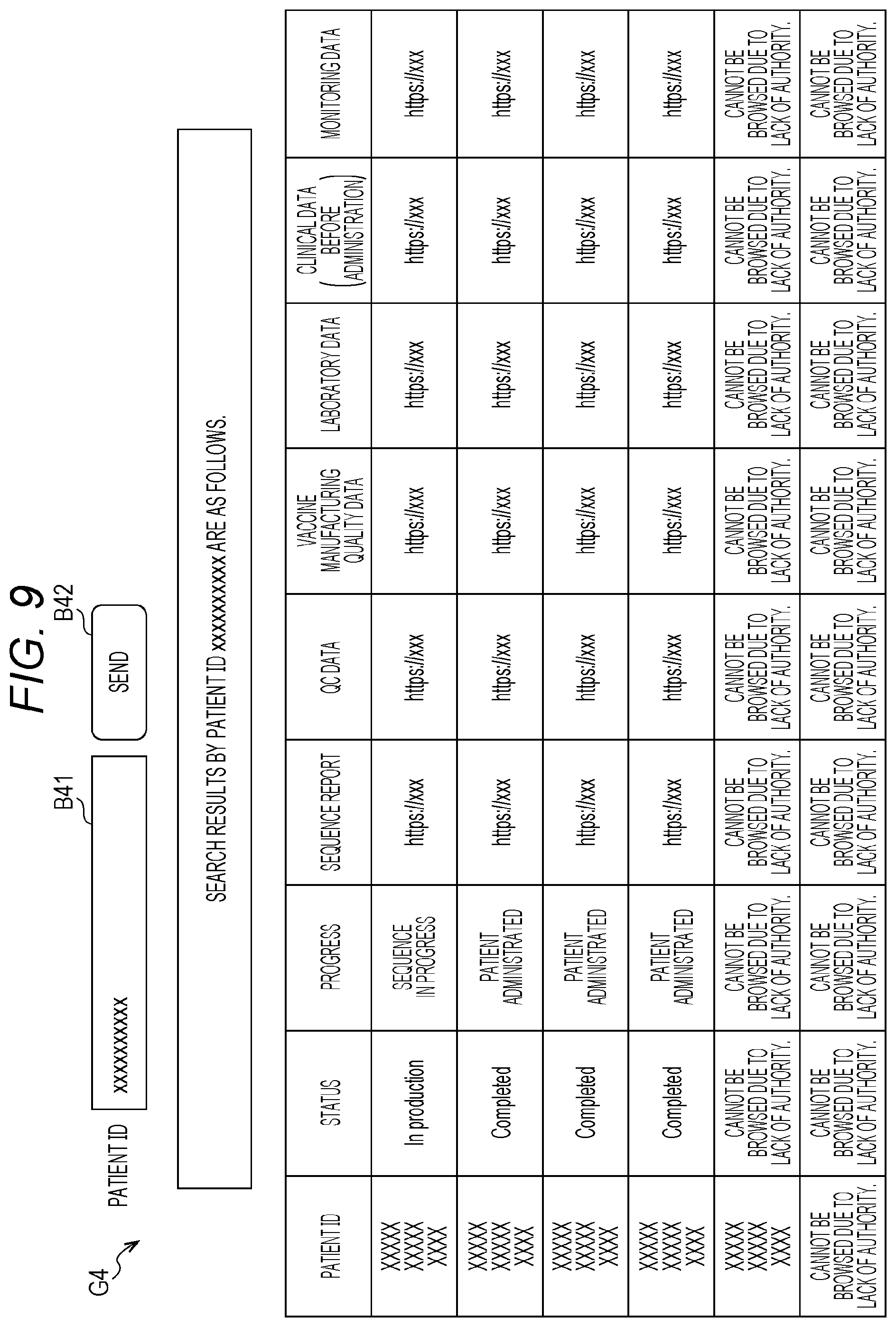 Patent US12586677 Figure 9 – Management method, management system, and electronic medical record system