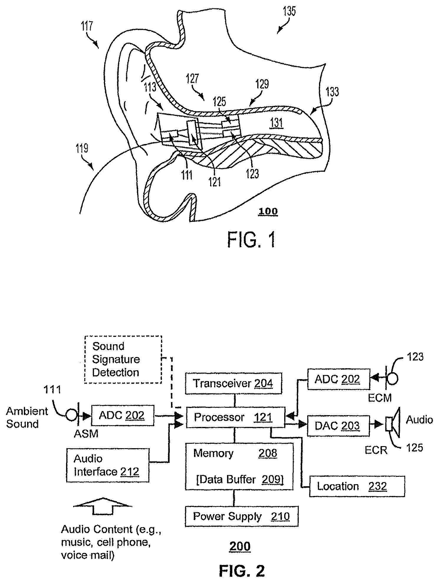 Patent US12586680 Figure 1 – Method and device for audio recording