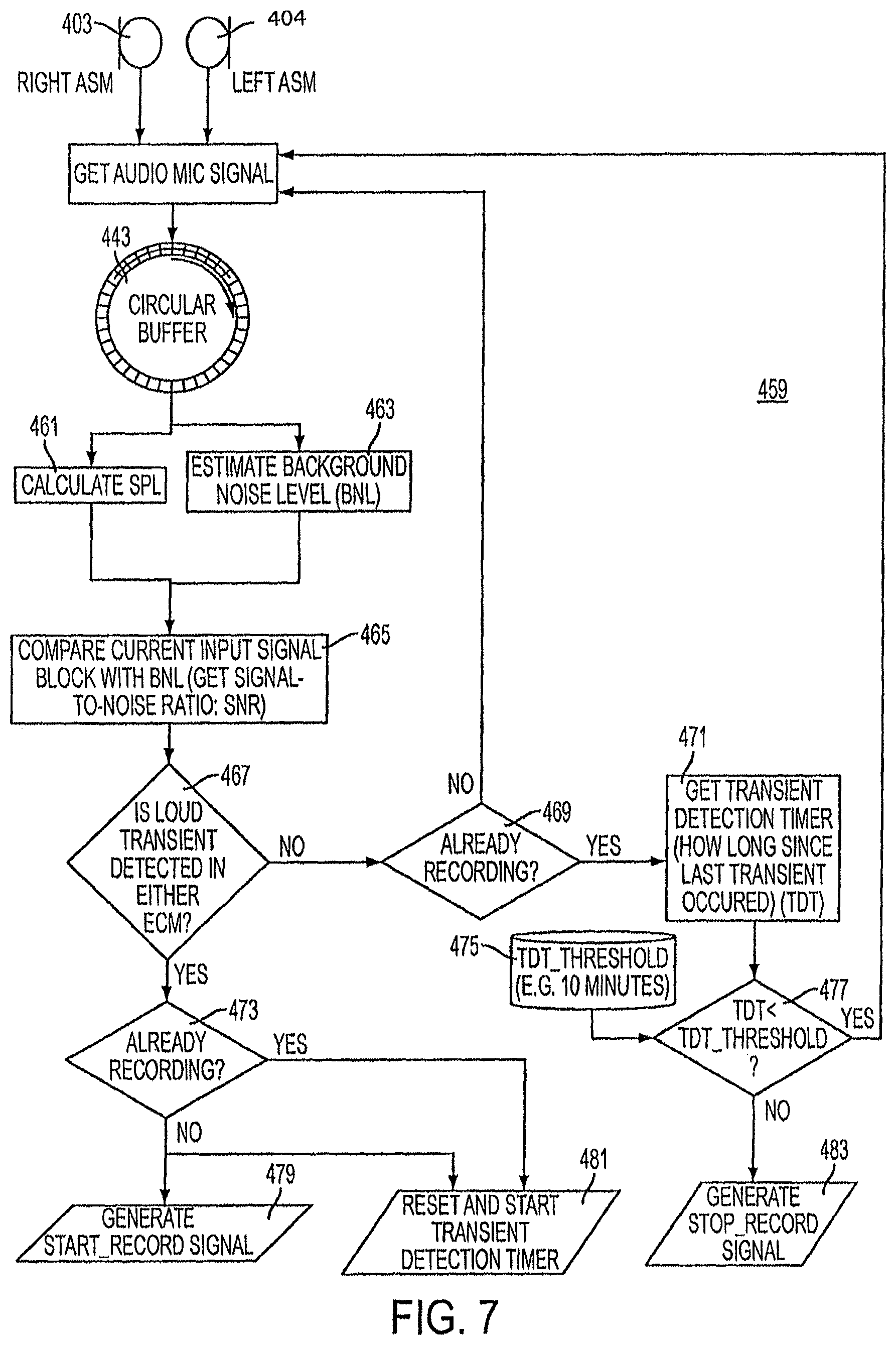 Patent US12586680 Figure 6 – Method and device for audio recording