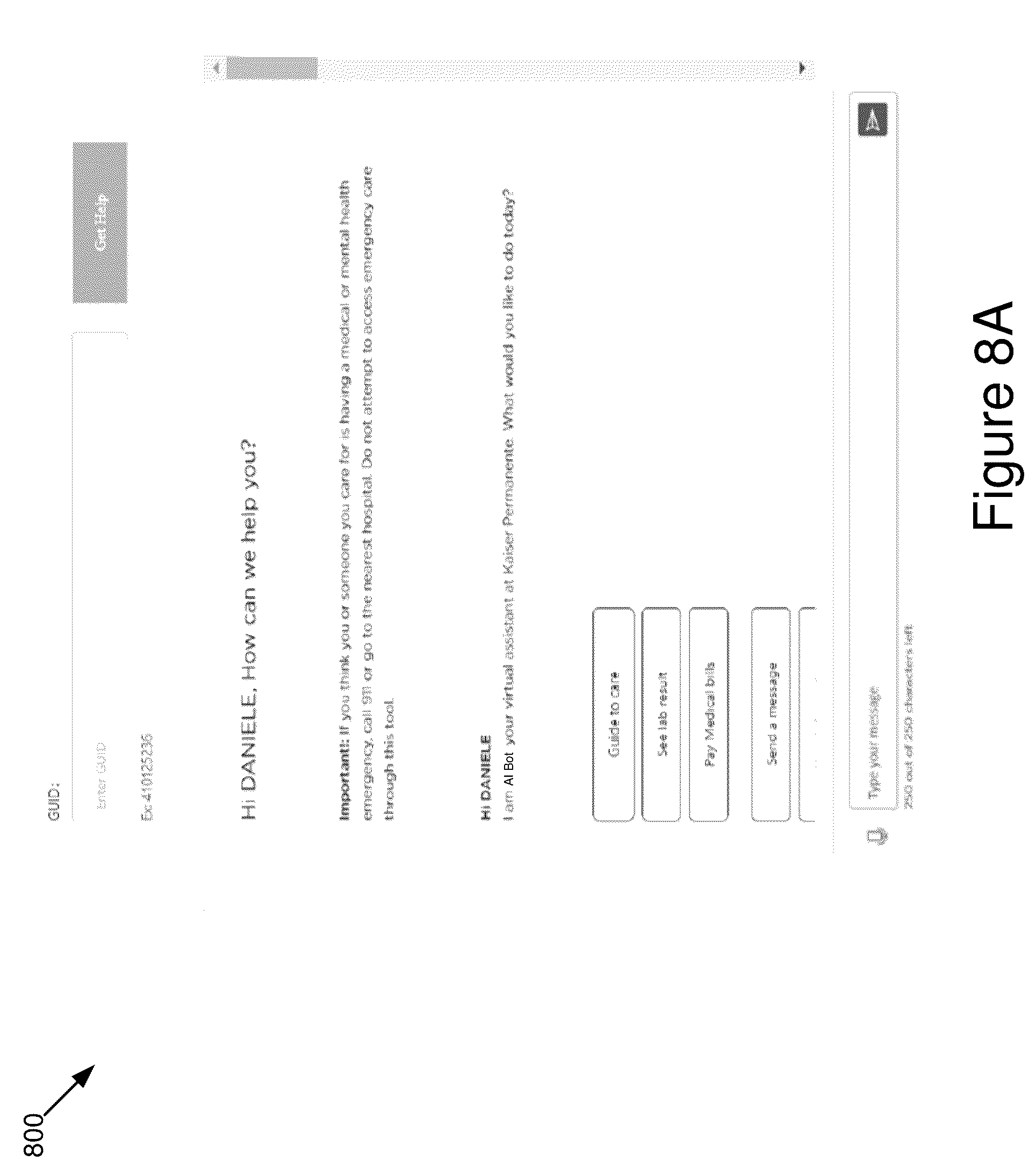 Patent US12586682 Figure 8 – Intelligent omnichannel conversational interface