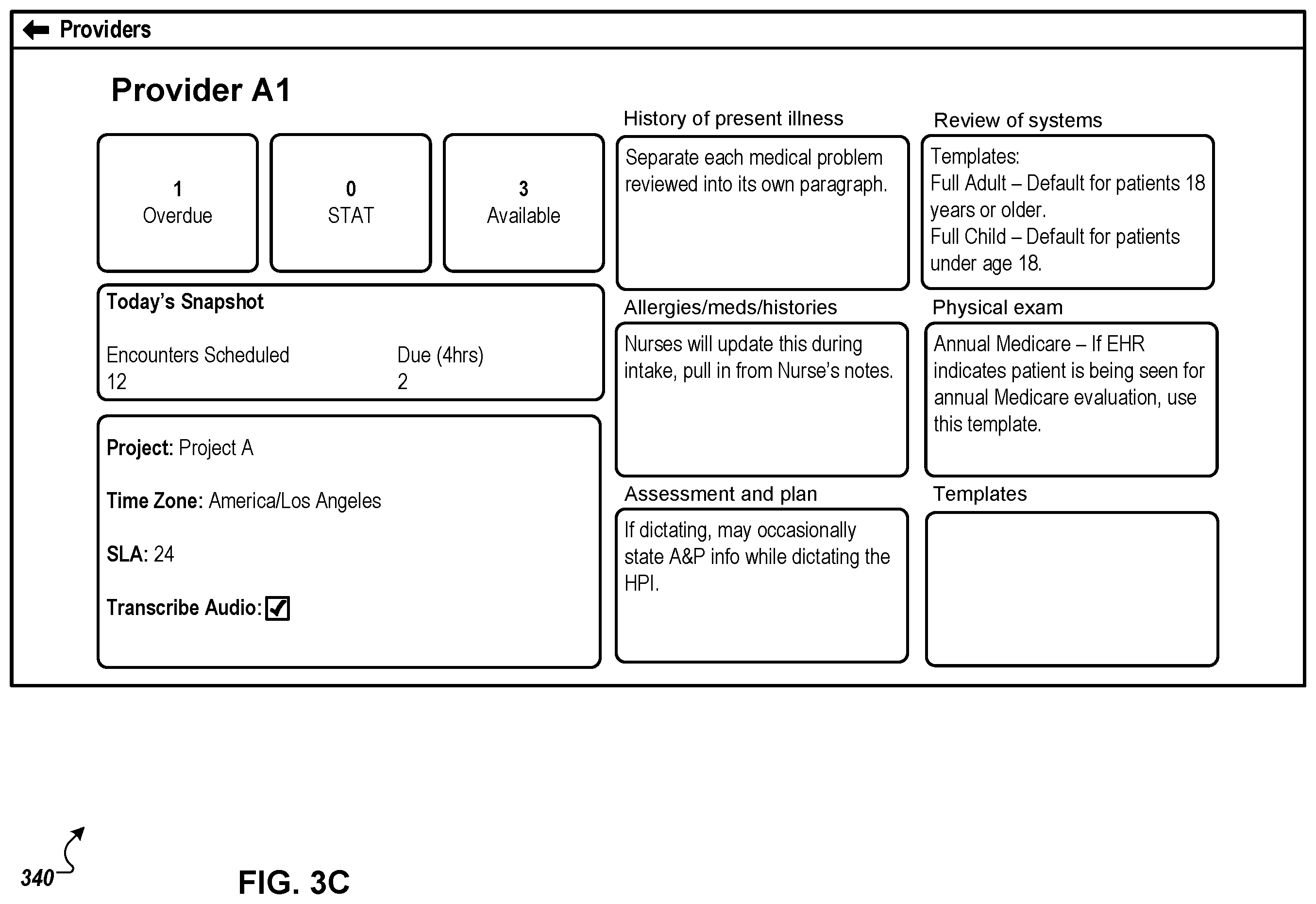 Patent US12586690 Figure 5 – Platform and interfaces for facilitating communication in a clinical service environment