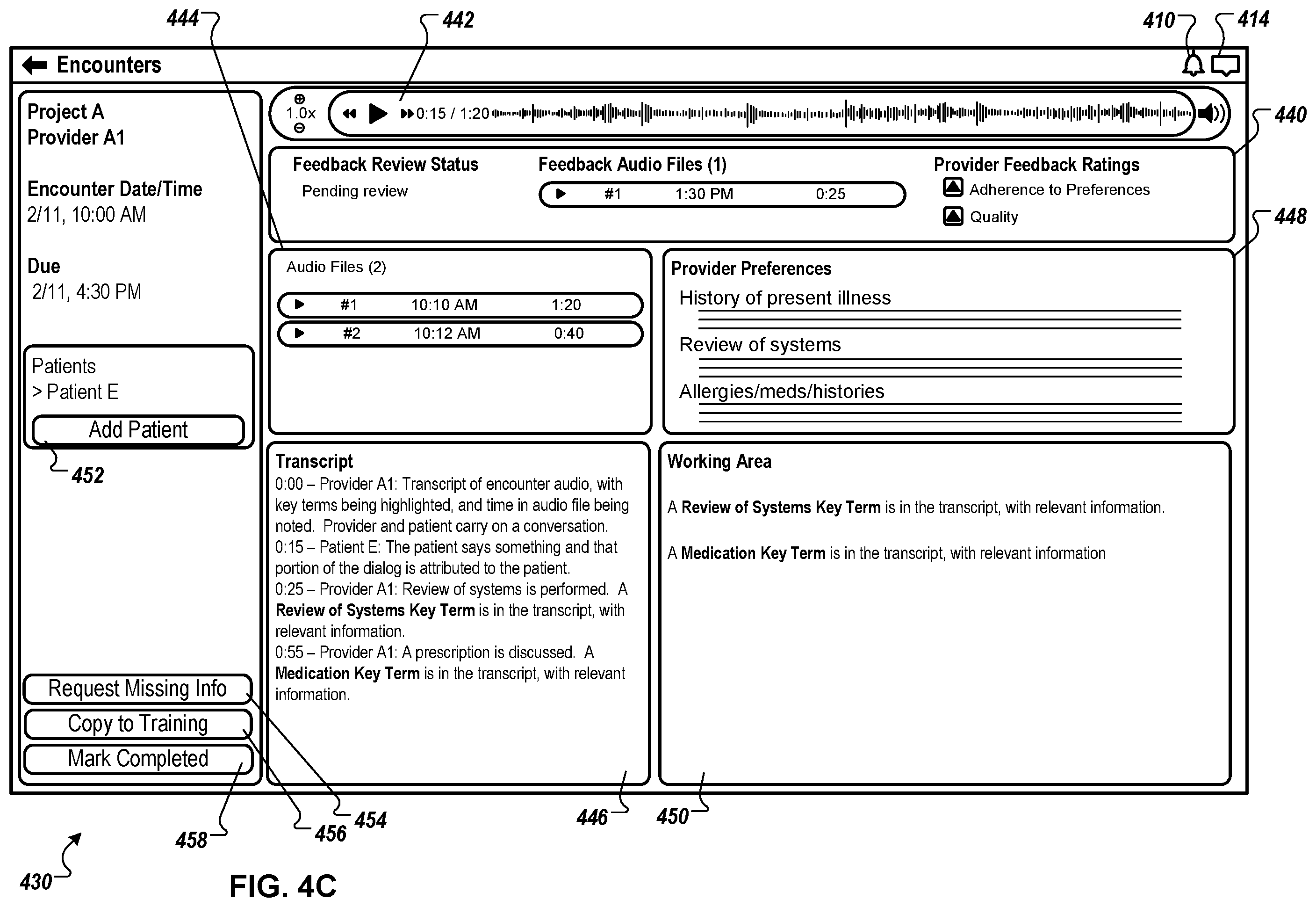 Patent US12586690 Figure 10 – Platform and interfaces for facilitating communication in a clinical service environment
