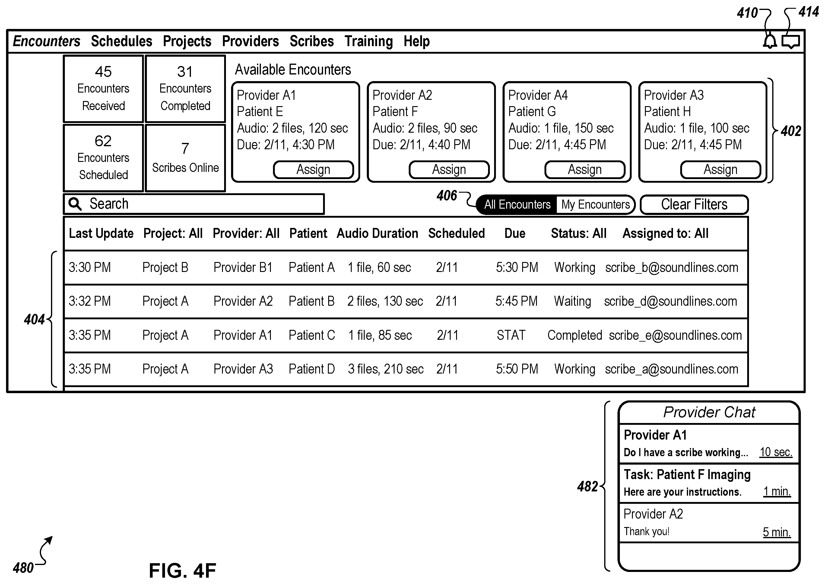 Patent US12586690 Figure 13 – Platform and interfaces for facilitating communication in a clinical service environment