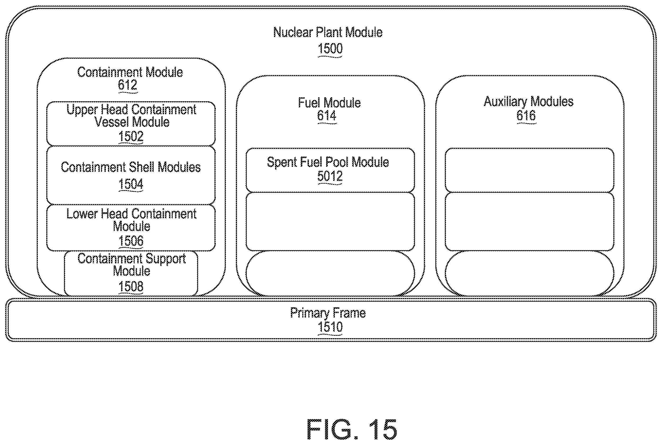 Patent US12586691 Figure 15 – Network and information systems and methods for shipyard manufactured and ocean delivered nuclear platform