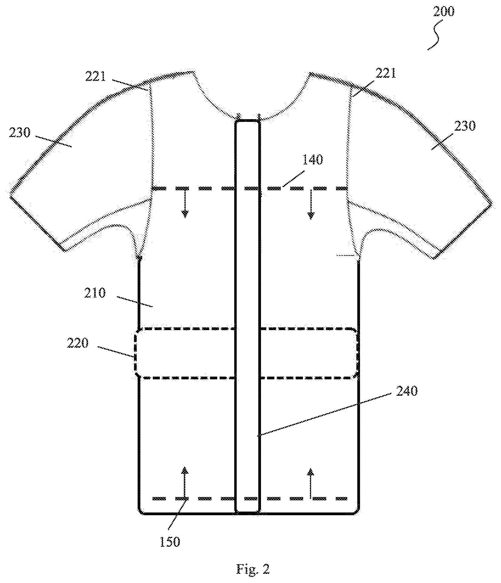 Patent US12586692 Figure 2 – X-ray protective garment