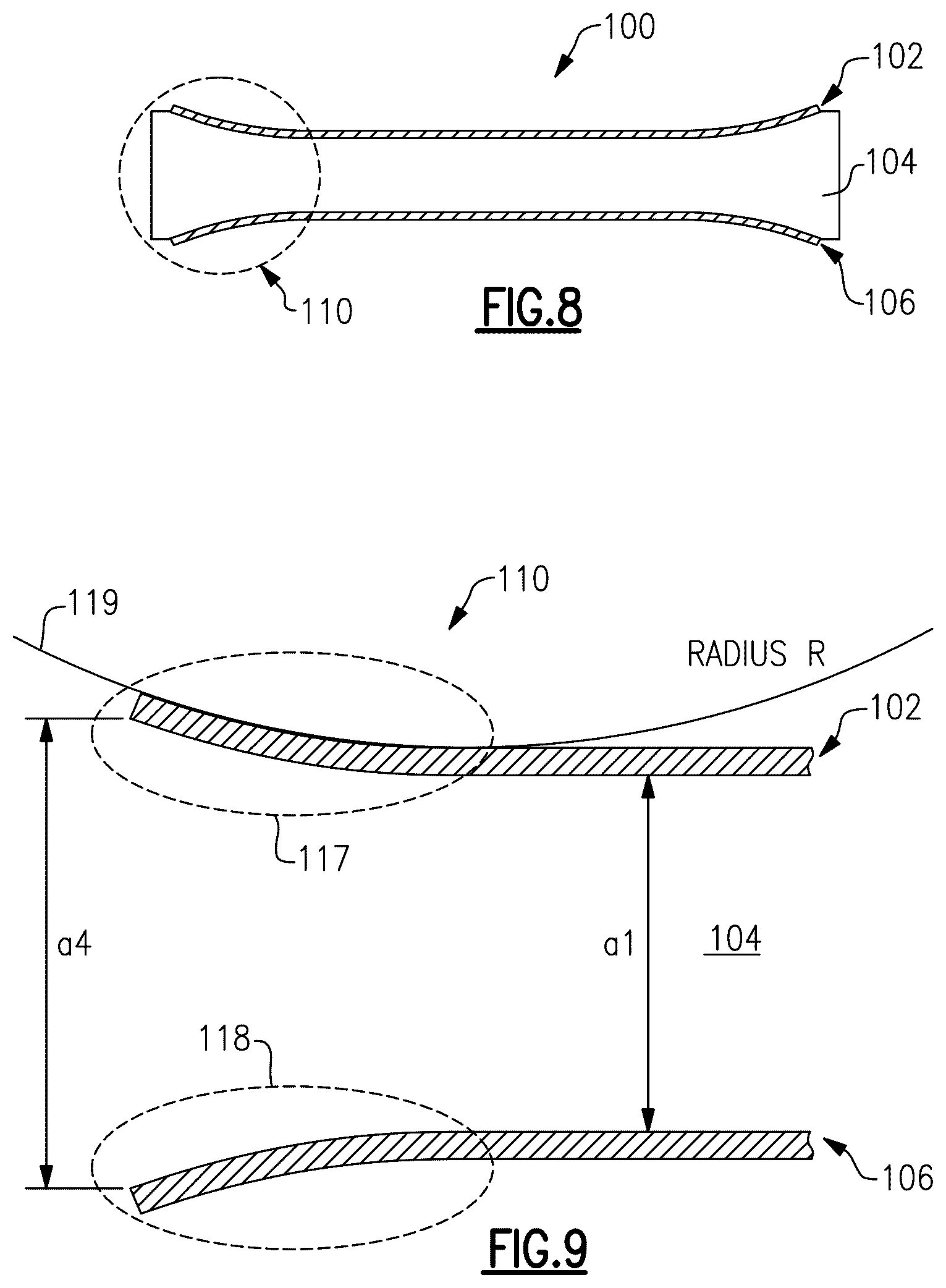 Patent US12586698 Figure 4 – Devices and methods related to MOV having modified edge