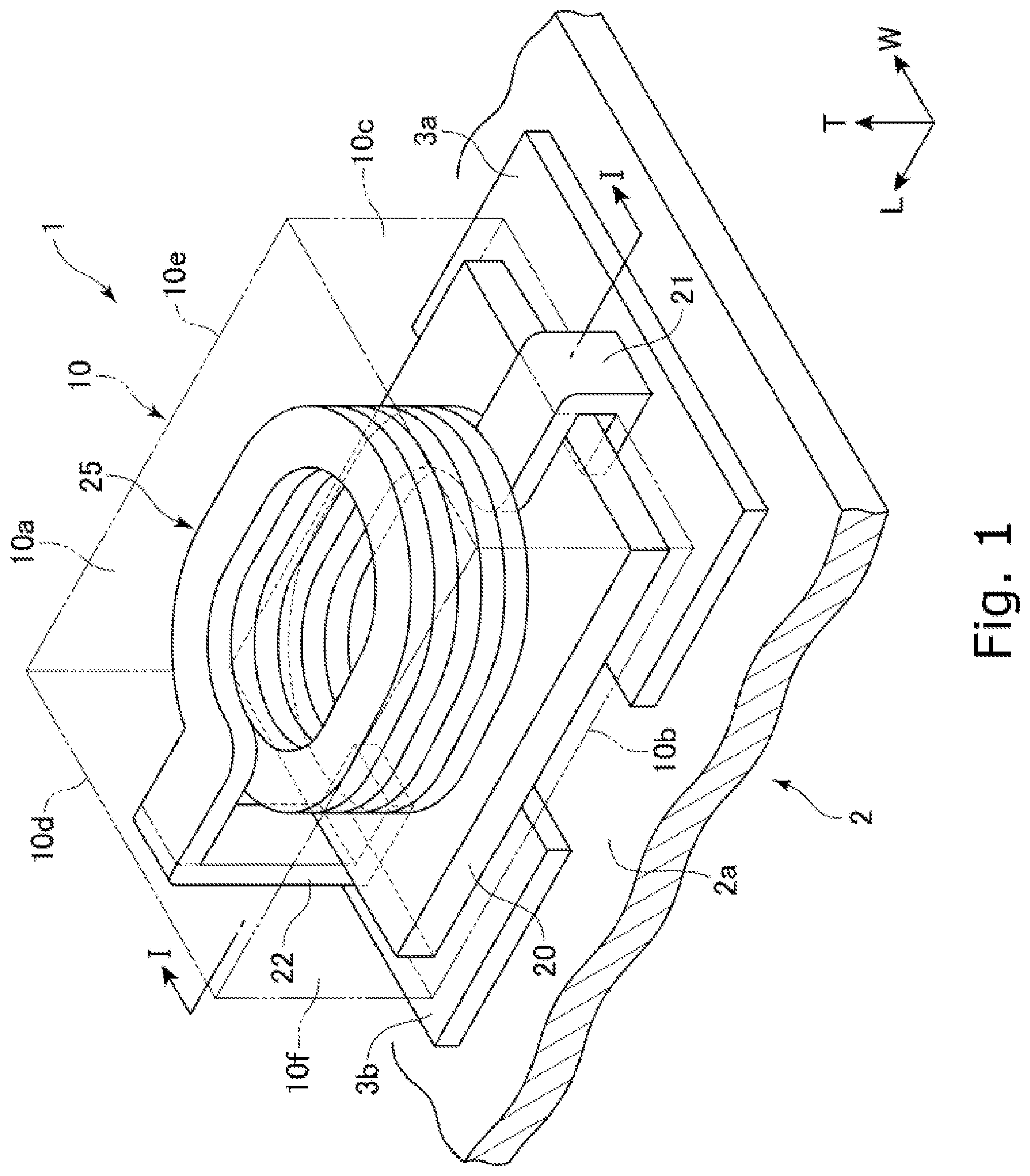 Patent US12586706 Figure 1 – Coil component and method of manufacturing the same