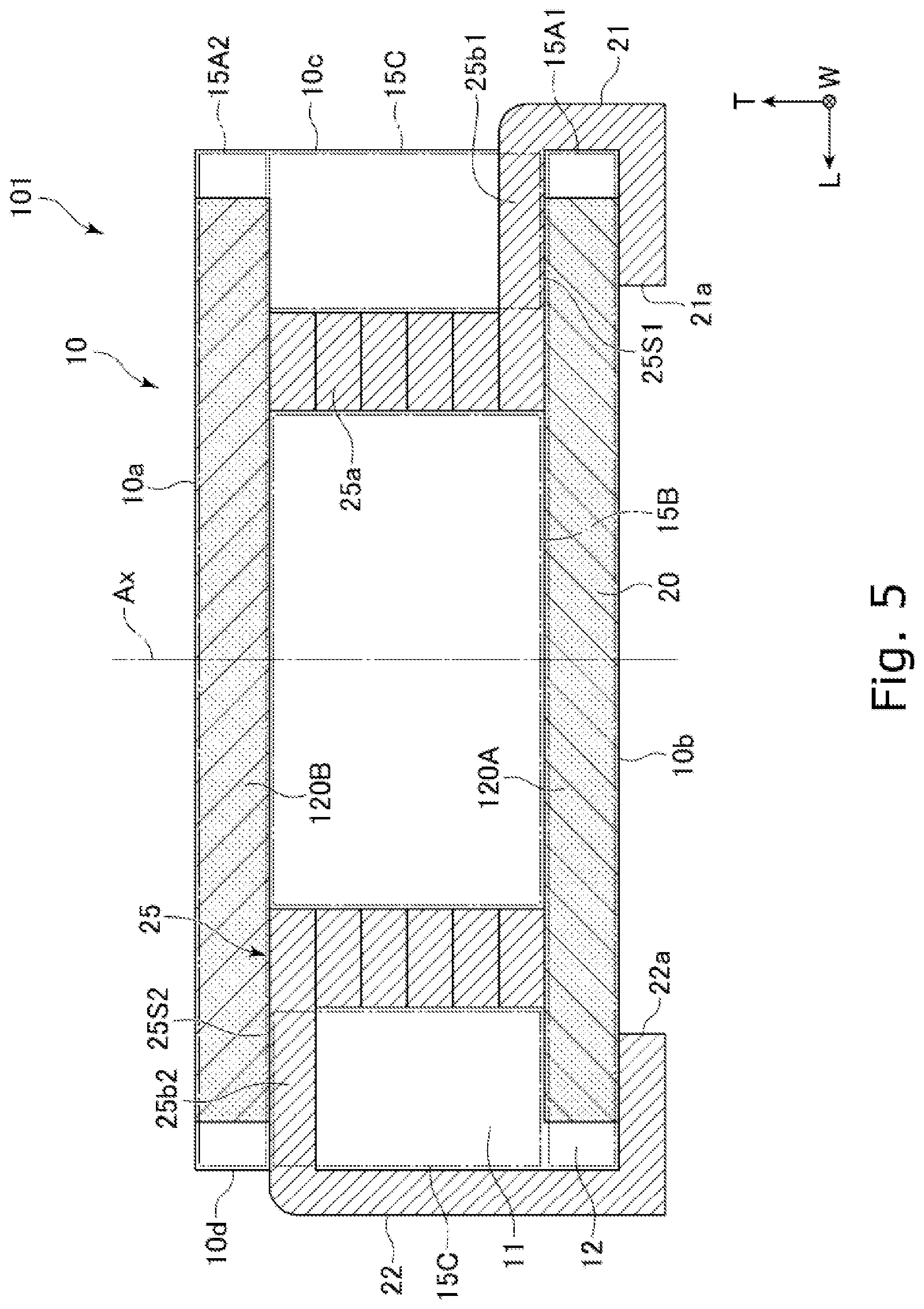 Patent US12586706 Figure 5 – Coil component and method of manufacturing the same