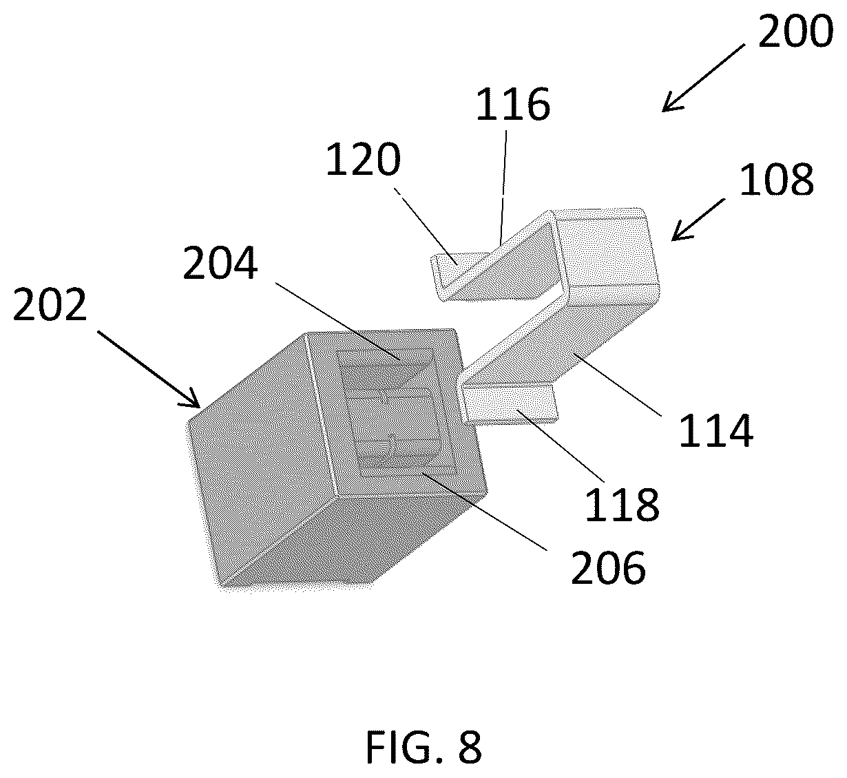 Patent US12586713 Figure 8 – Single phase surface mount swing inductor component and methods of fabrication