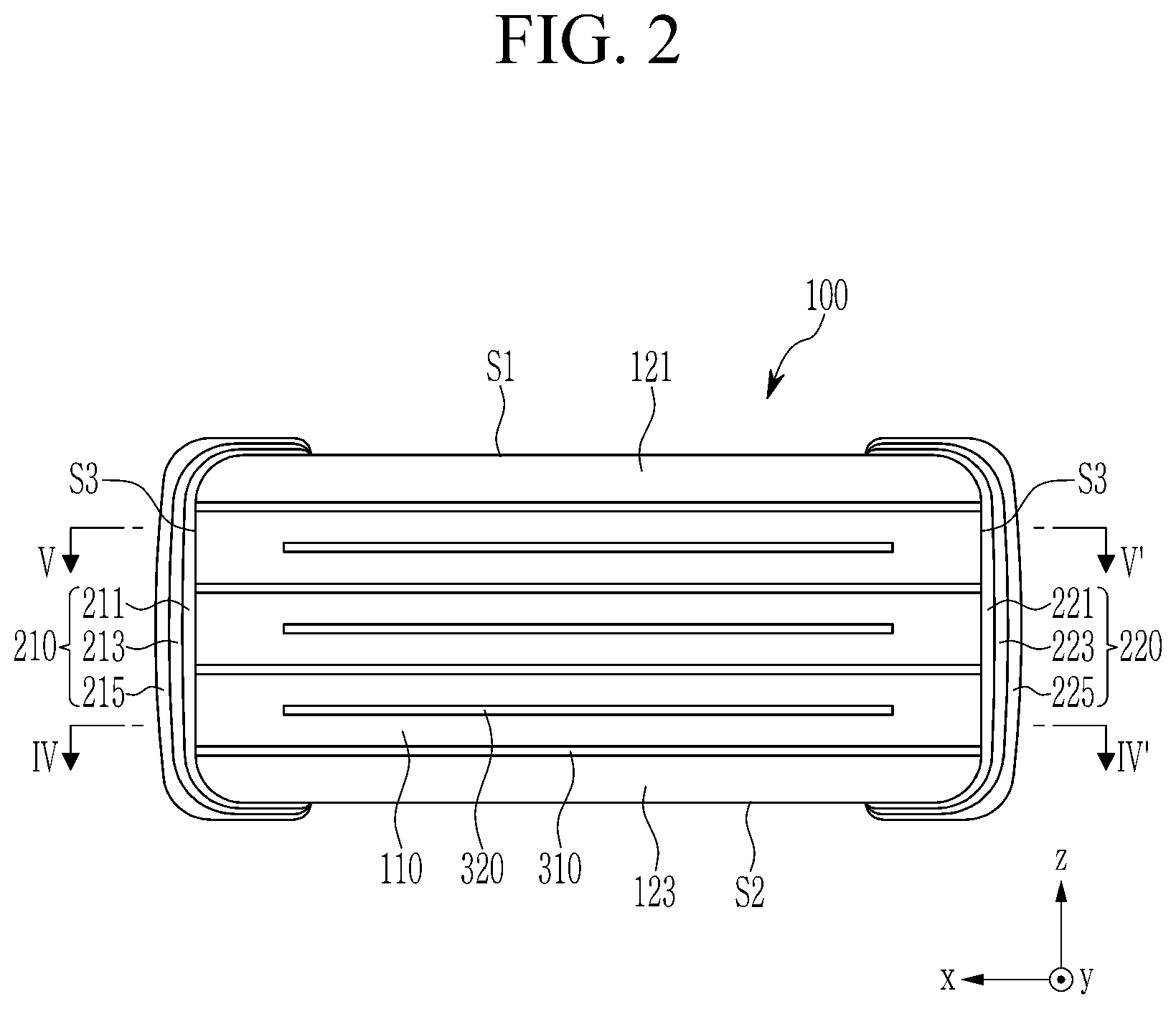 Patent US12586718 Figure 2 – Multilayer ceramic electronic component