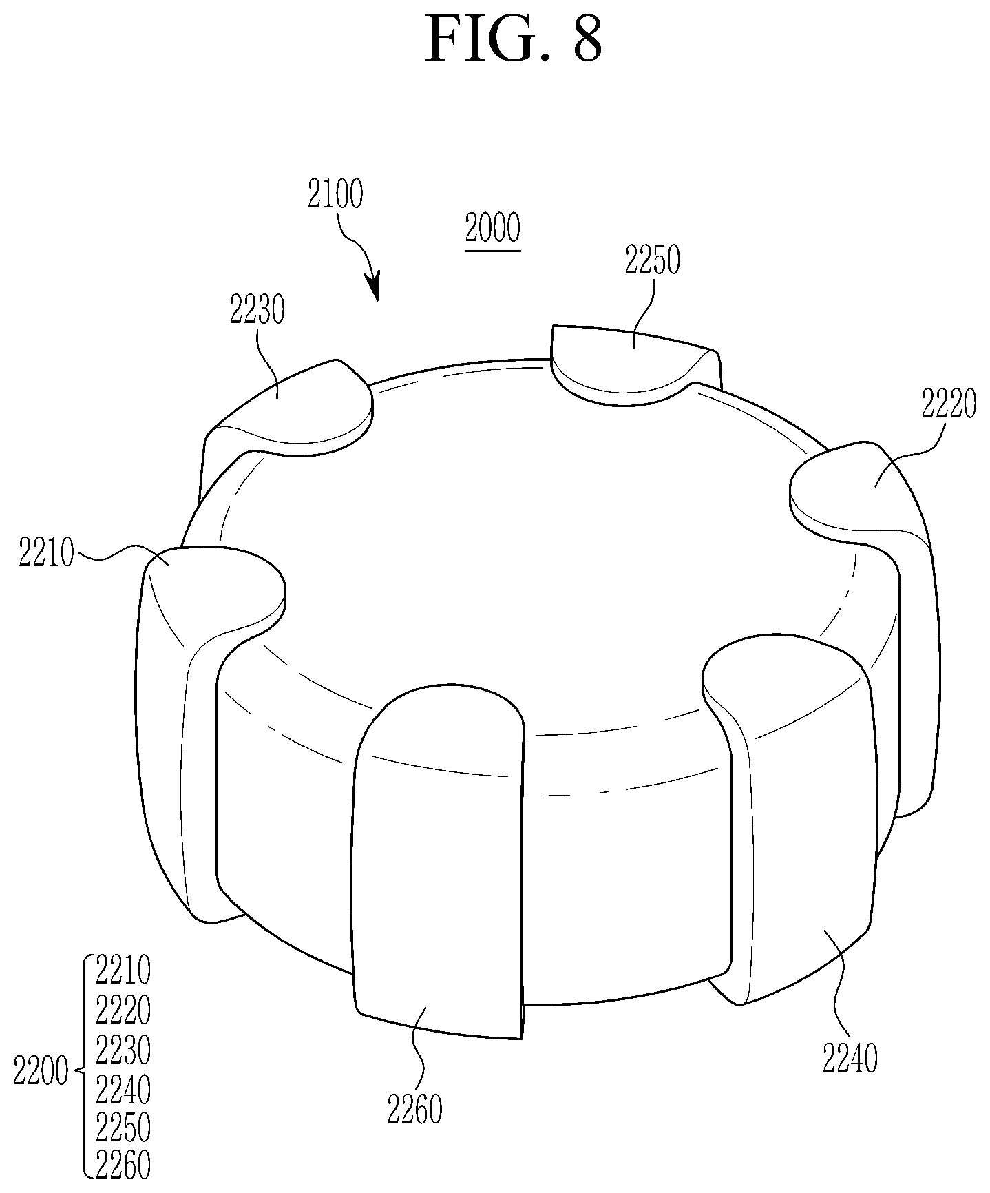 Patent US12586718 Figure 8 – Multilayer ceramic electronic component