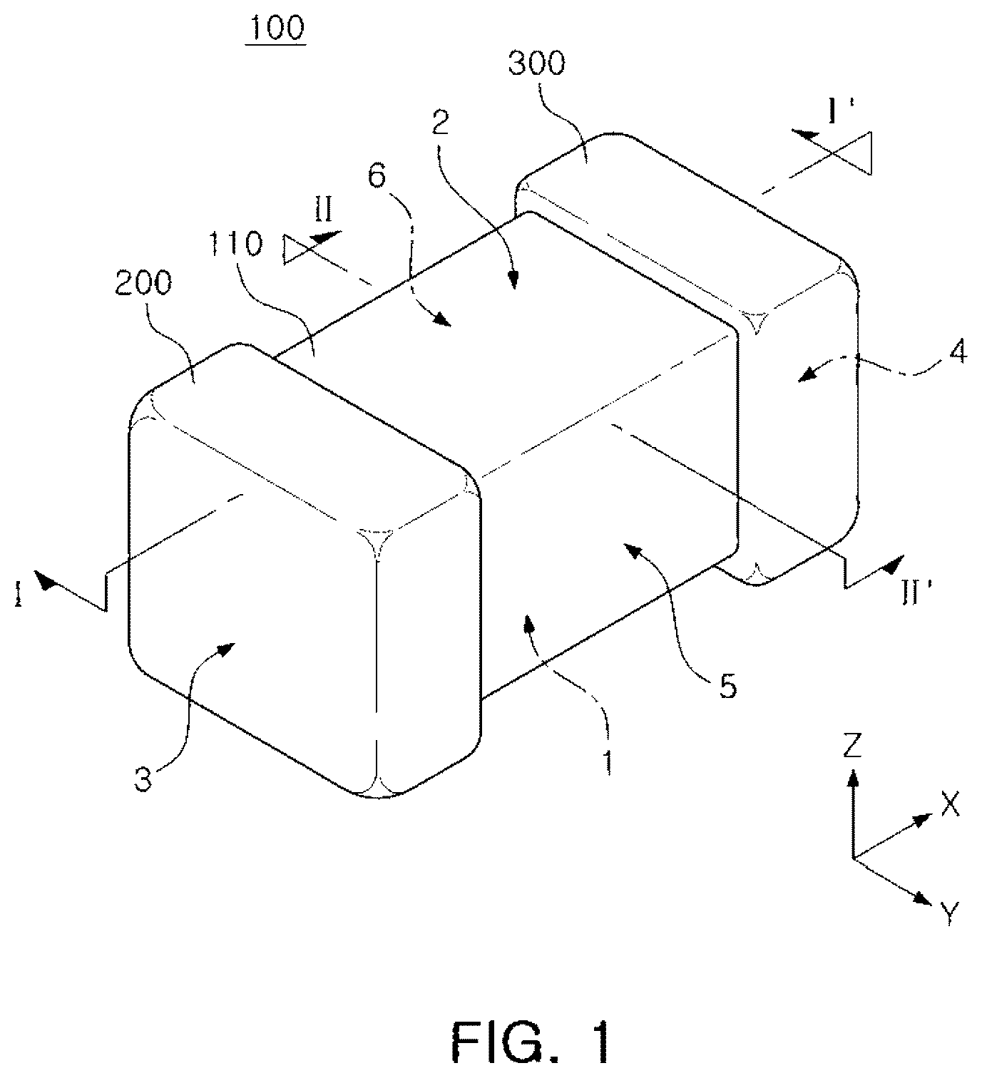 Patent US12586719 Figure 1 – Multilayer electronic component and method of manufacturing the same