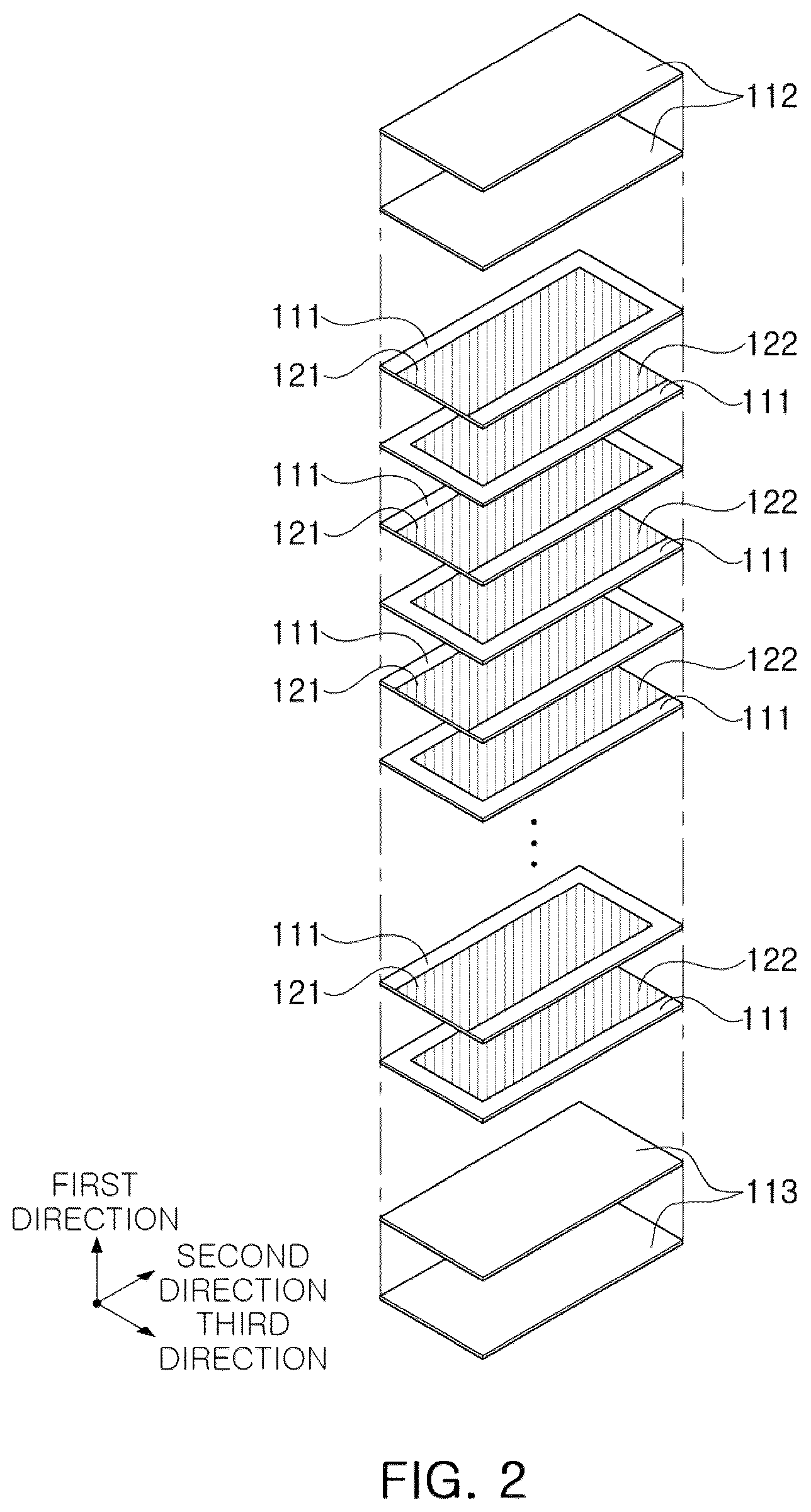 Patent US12586722 Figure 2 – Multilayer electronic component