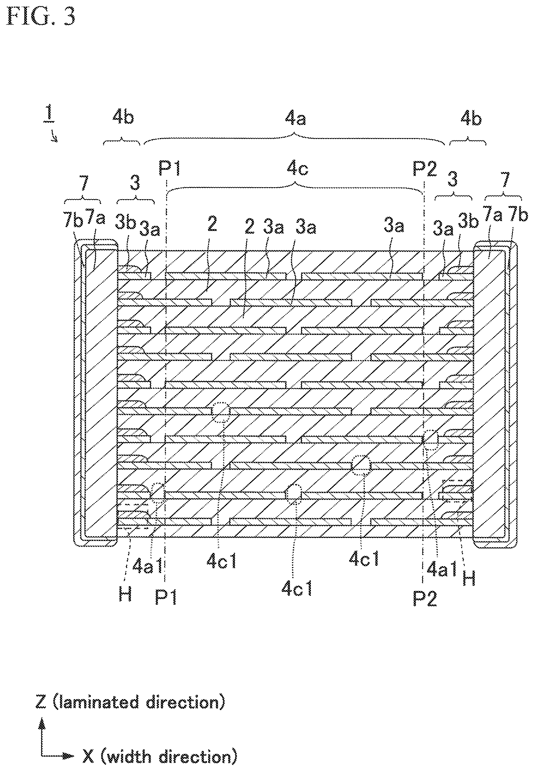 Patent US12586723 Figure 3 – Thin film high polymer laminated capacitor