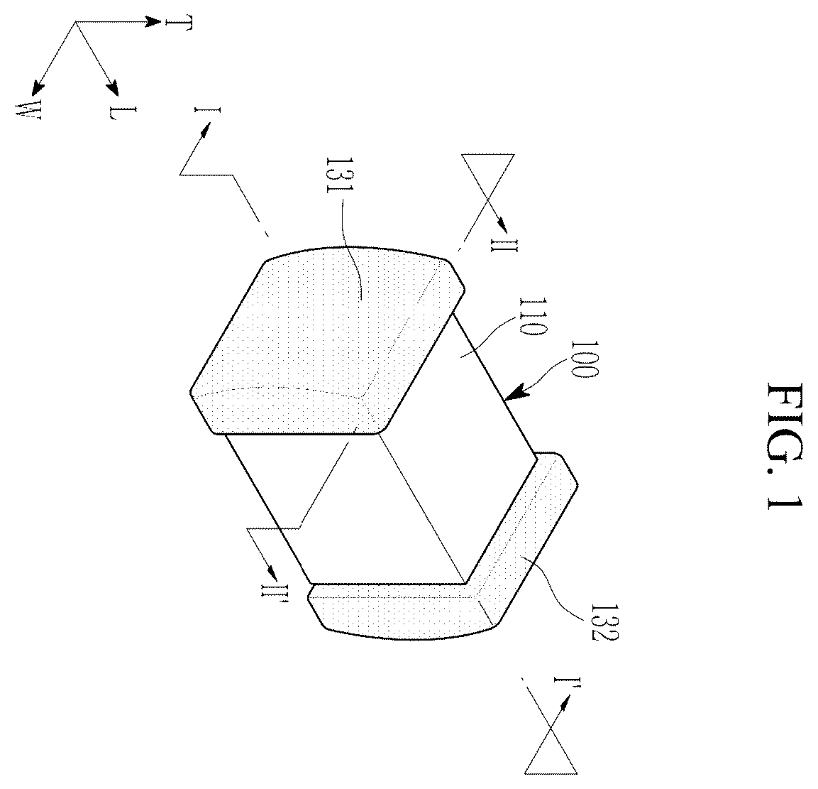 Patent US12586724 Figure 1 – Multilayered capacitor including thin film including barium zirconium titanate on capacitor body