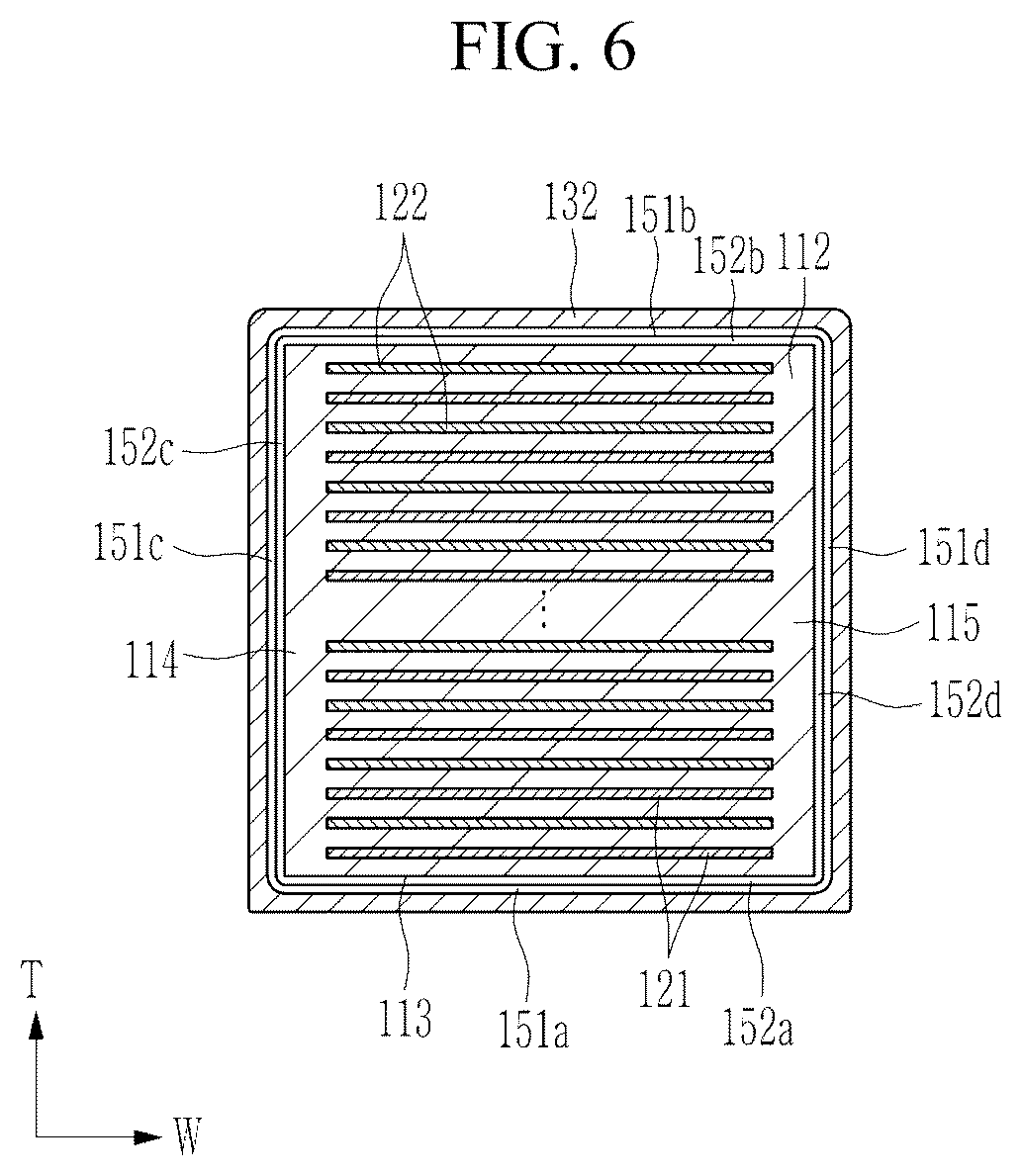 Patent US12586724 Figure 6 – Multilayered capacitor including thin film including barium zirconium titanate on capacitor body