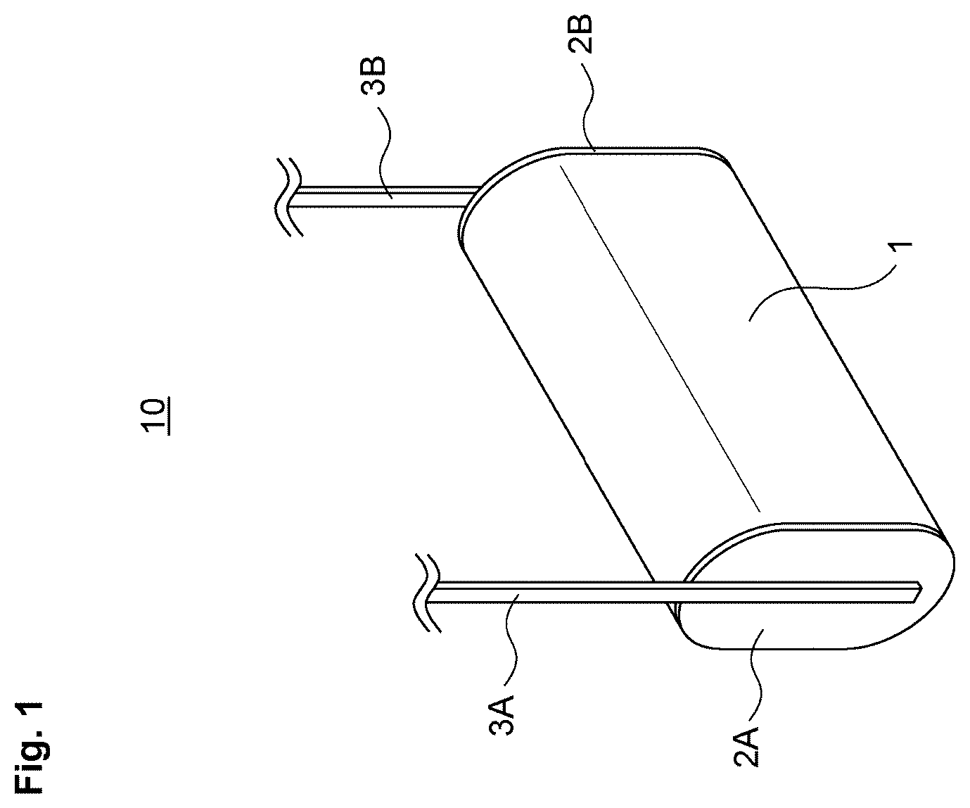 Patent US12586725 Figure 1 – Capacitor having an external electrode with increased porosity