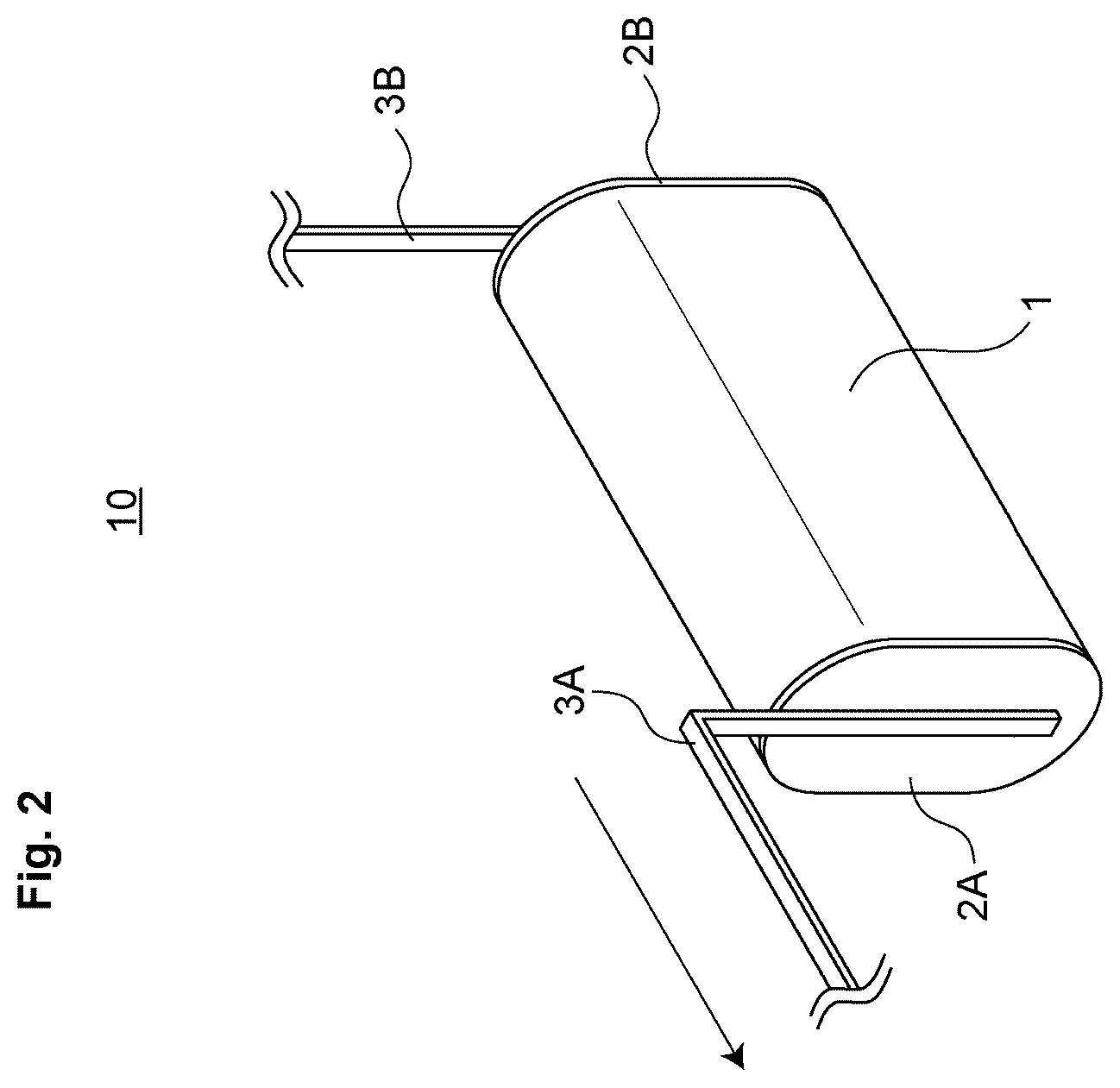 Patent US12586725 Figure 2 – Capacitor having an external electrode with increased porosity