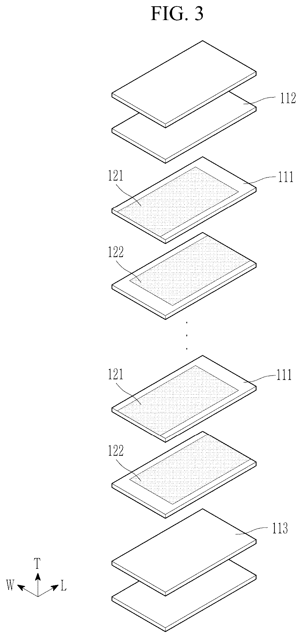 Patent US12586727 Figure 3 – Multilayered capacitor and method for manufacturing the same