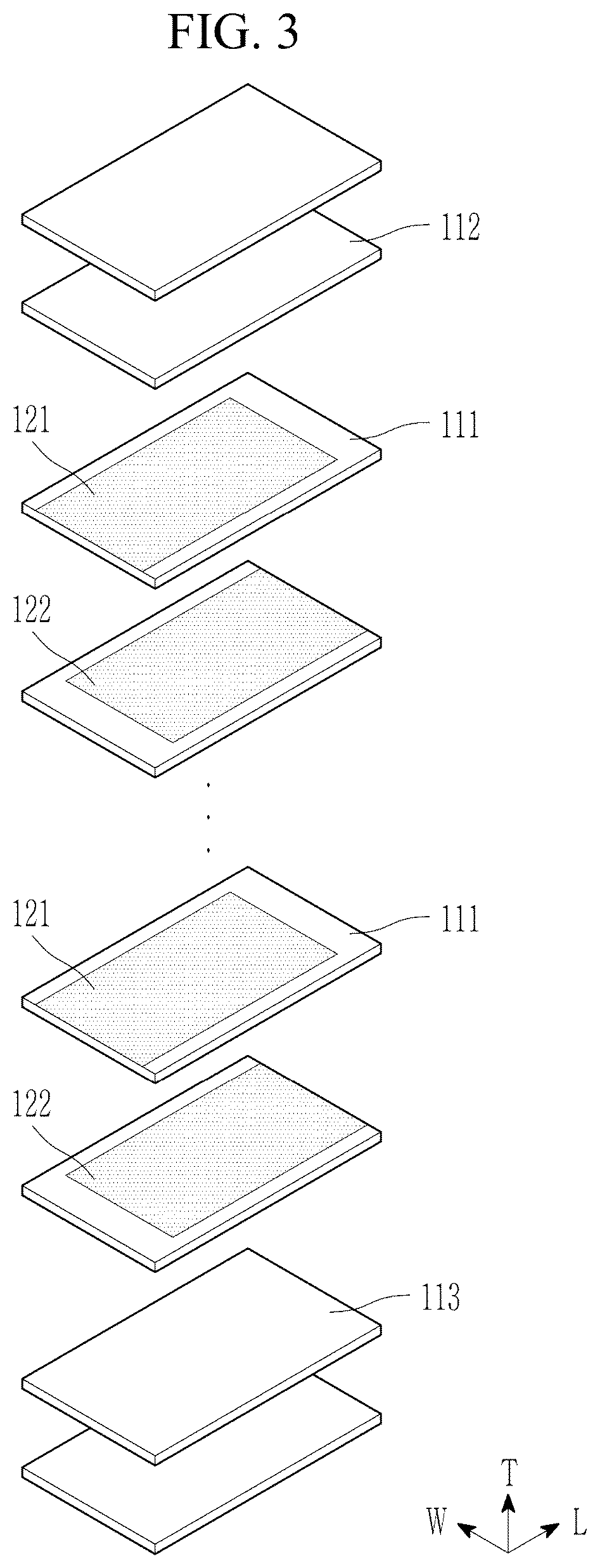Patent US12586728 Figure 3 – Multilayered capacitor and manufacturing method thereof