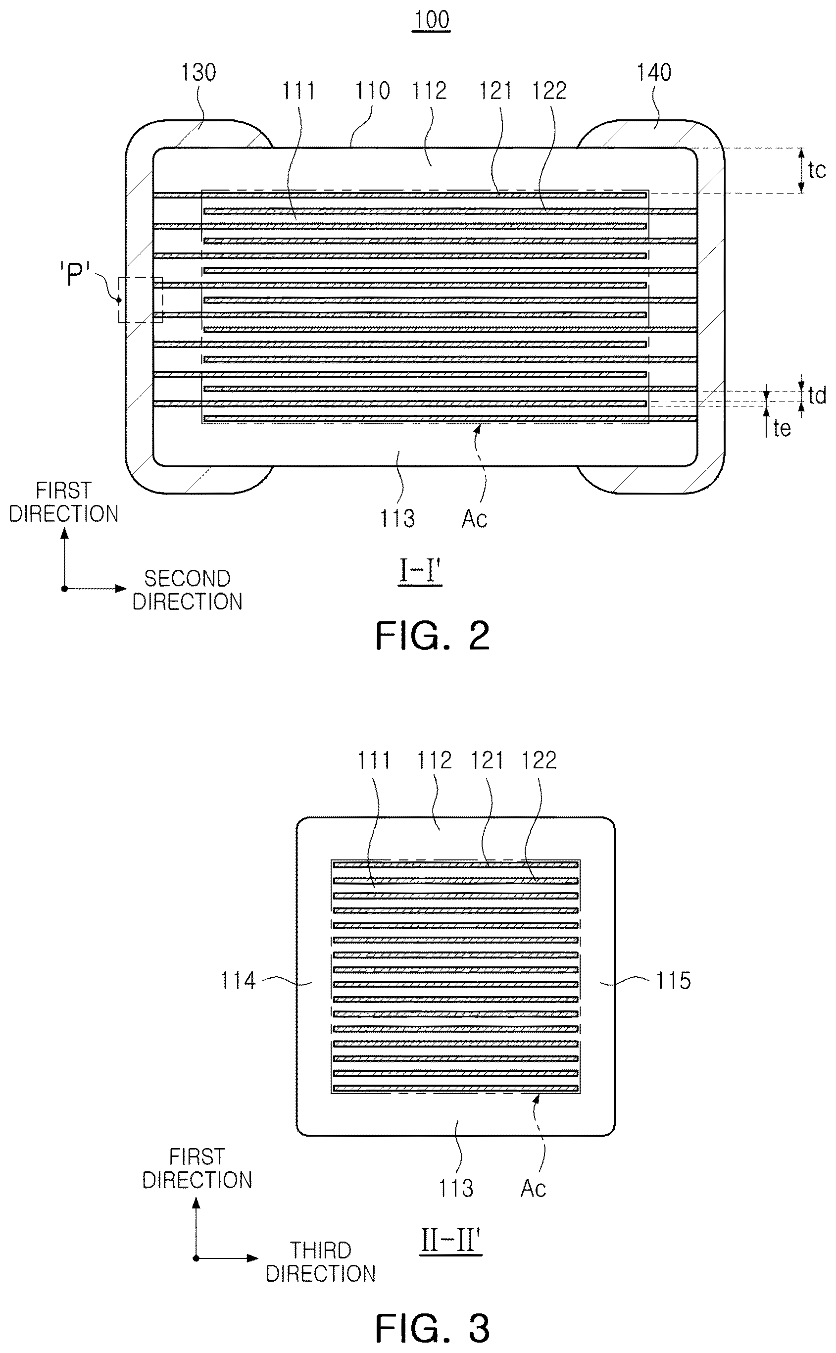 Patent US12586729 Figure 2 – Multilayer electronic component